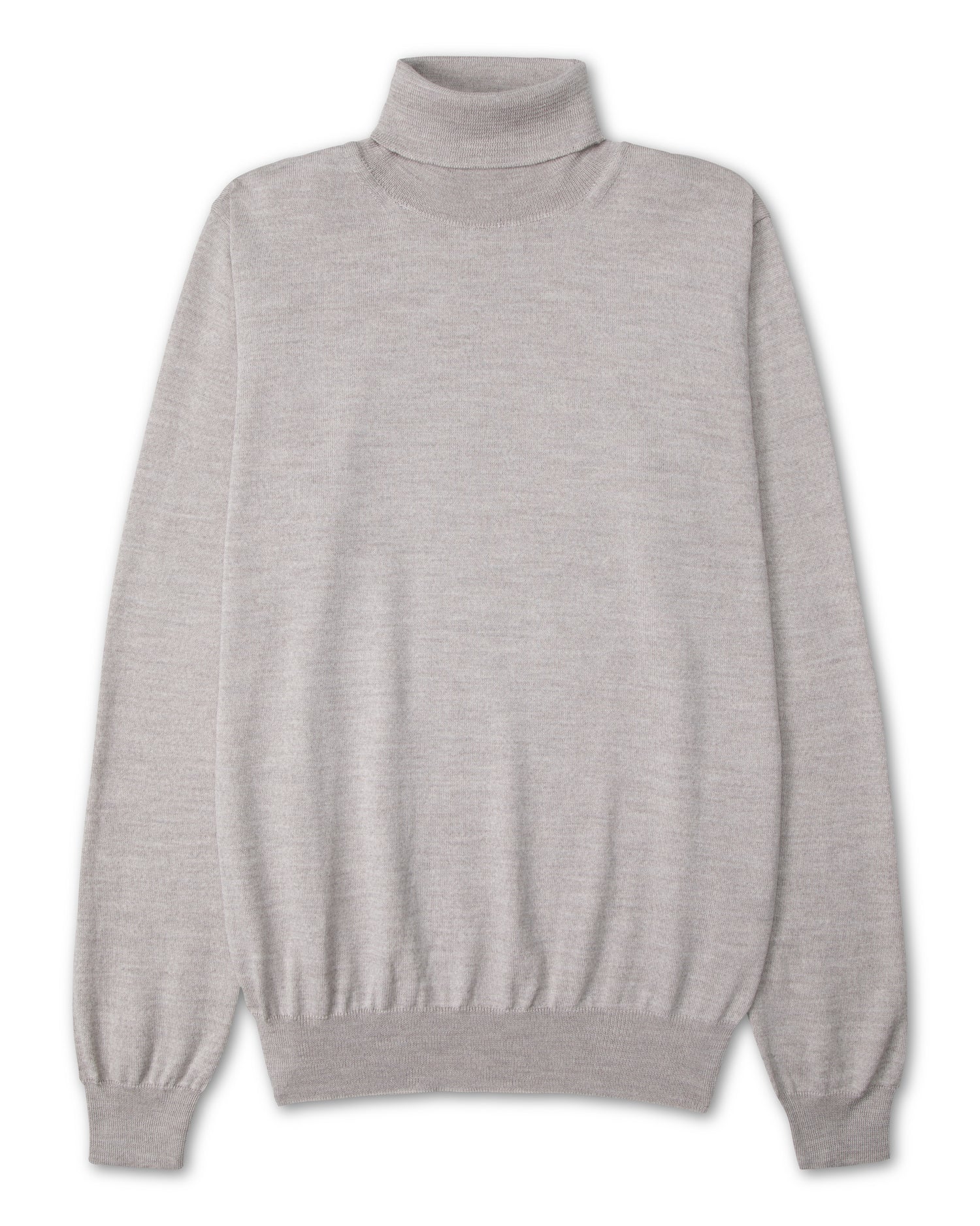 Premium Merino Rollneck in Light Beige (6656403046462)