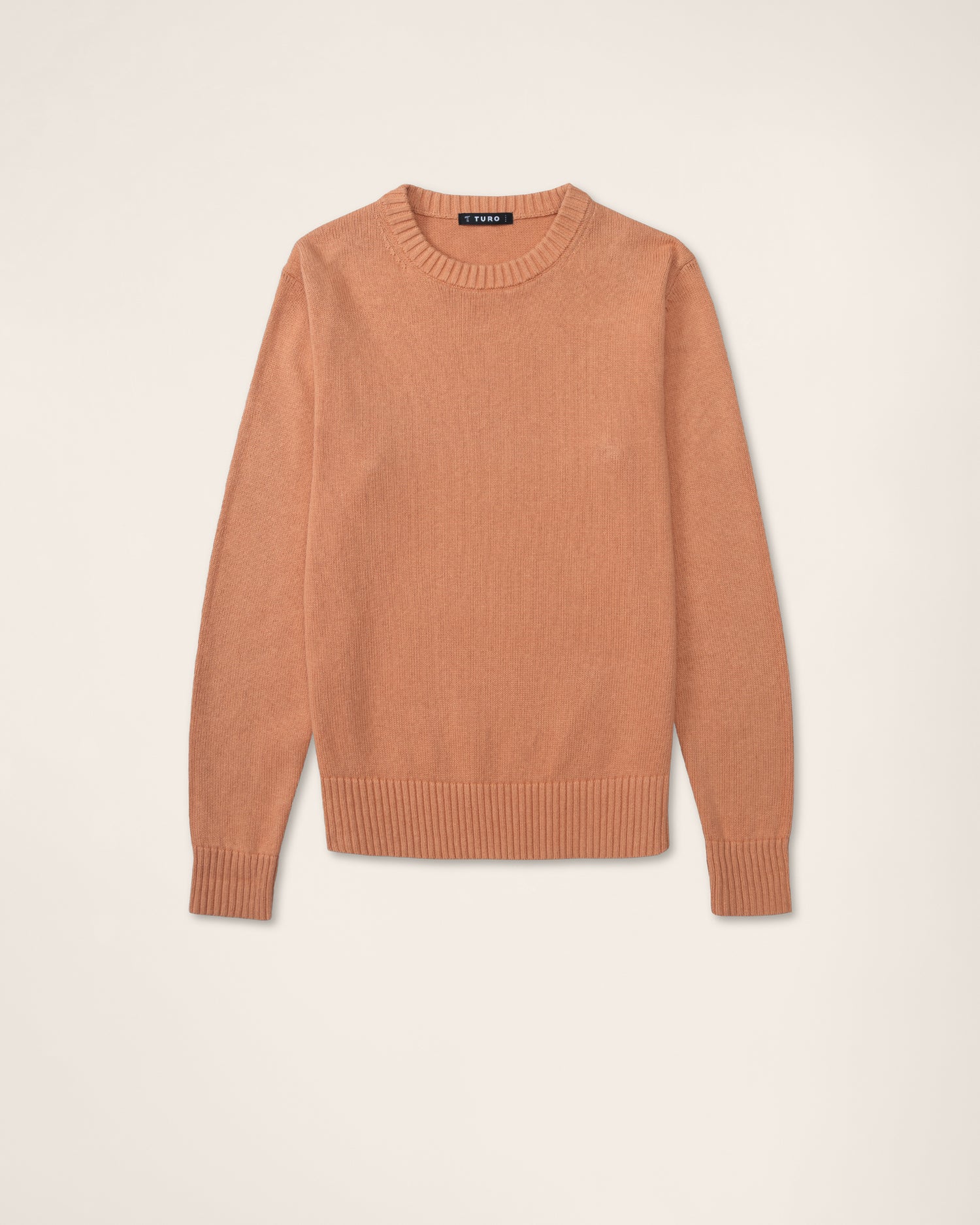 Crew-neck Pullover in Orange