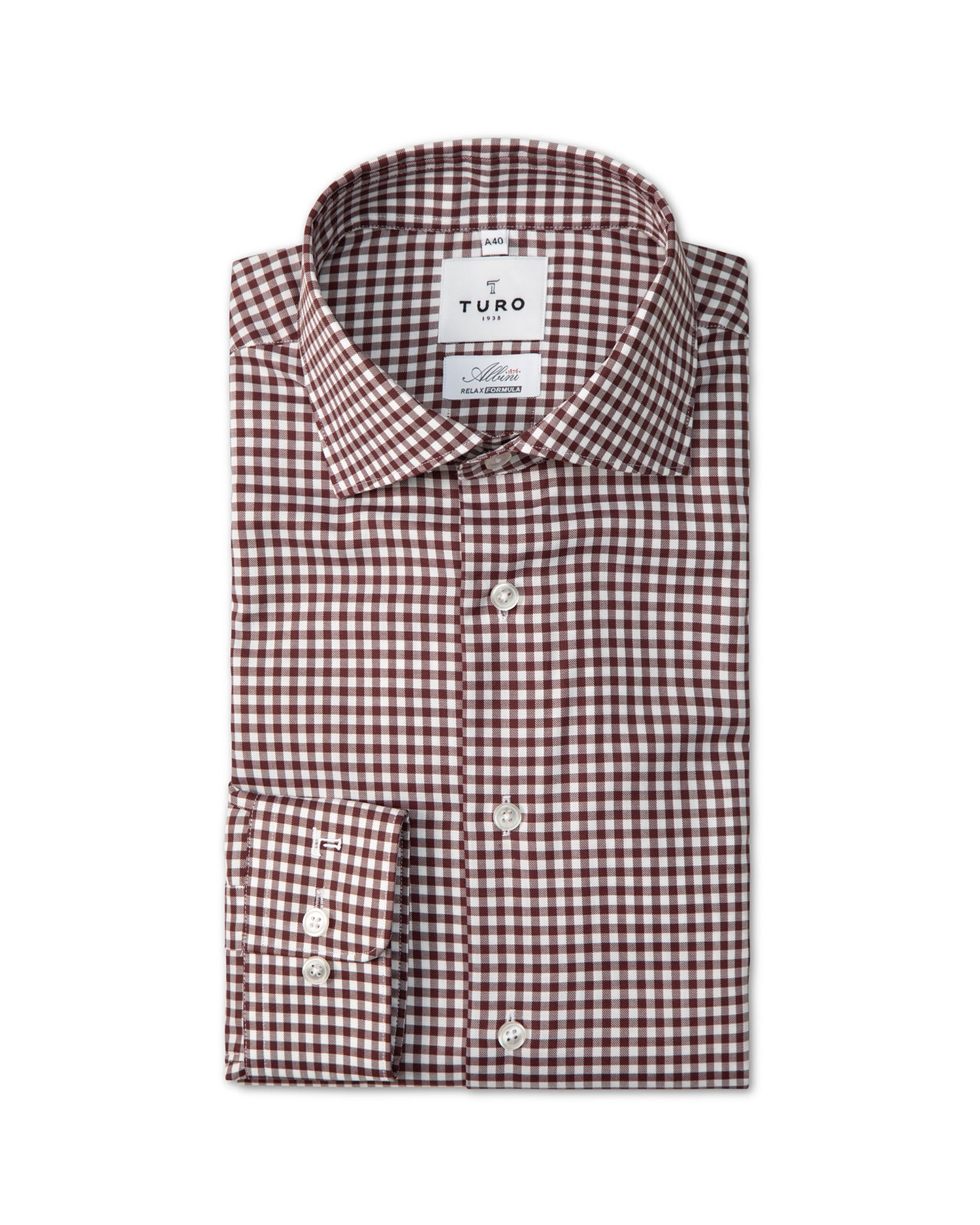 Slim shirt with English Check (8458962272586)