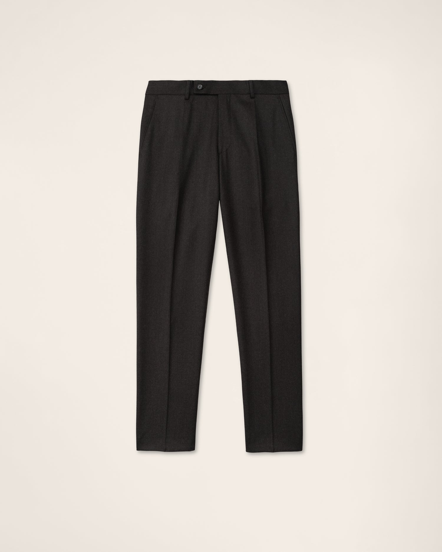 Flannel Trousers in Brown