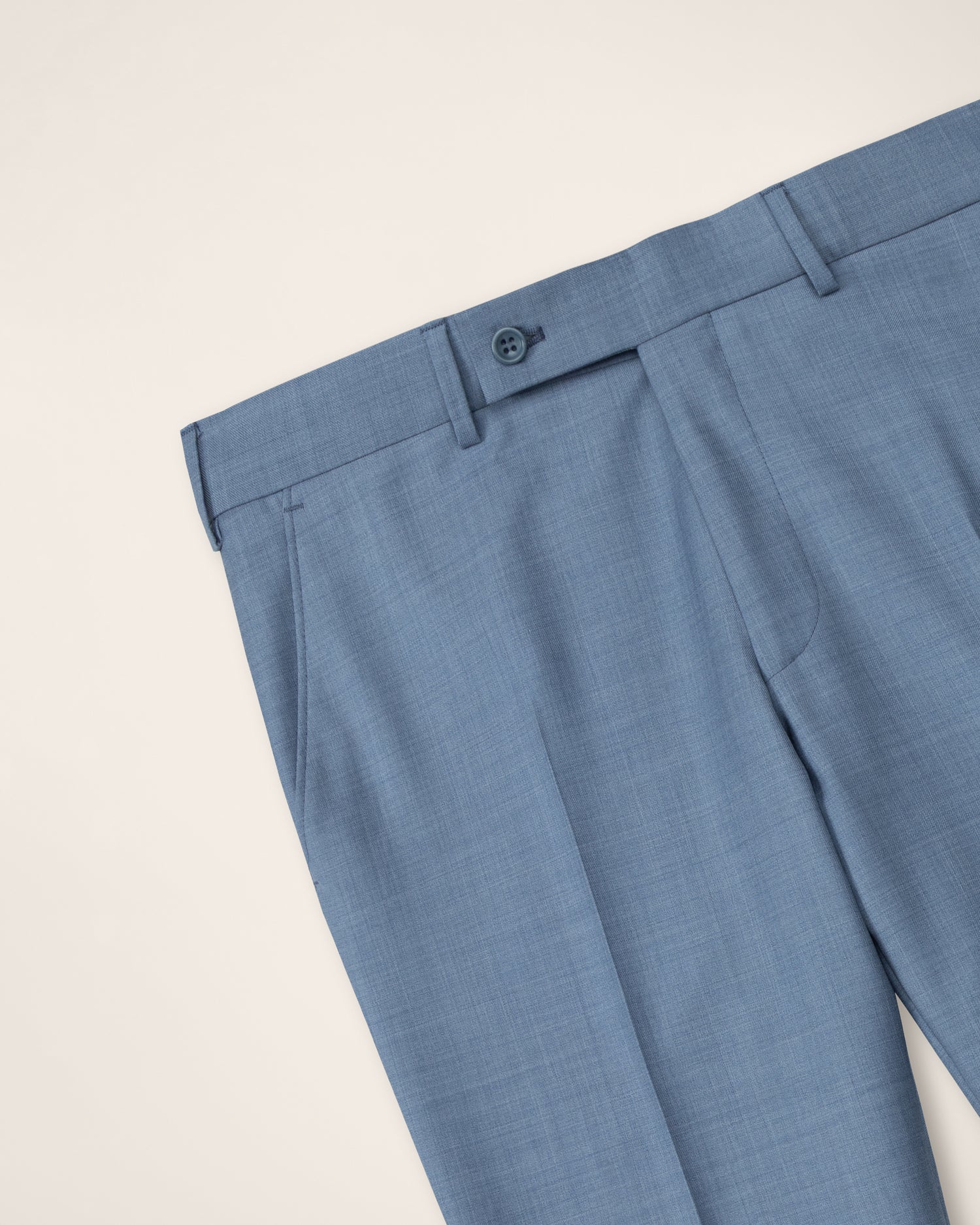 Light Blue Ceremonial Suit in Wool