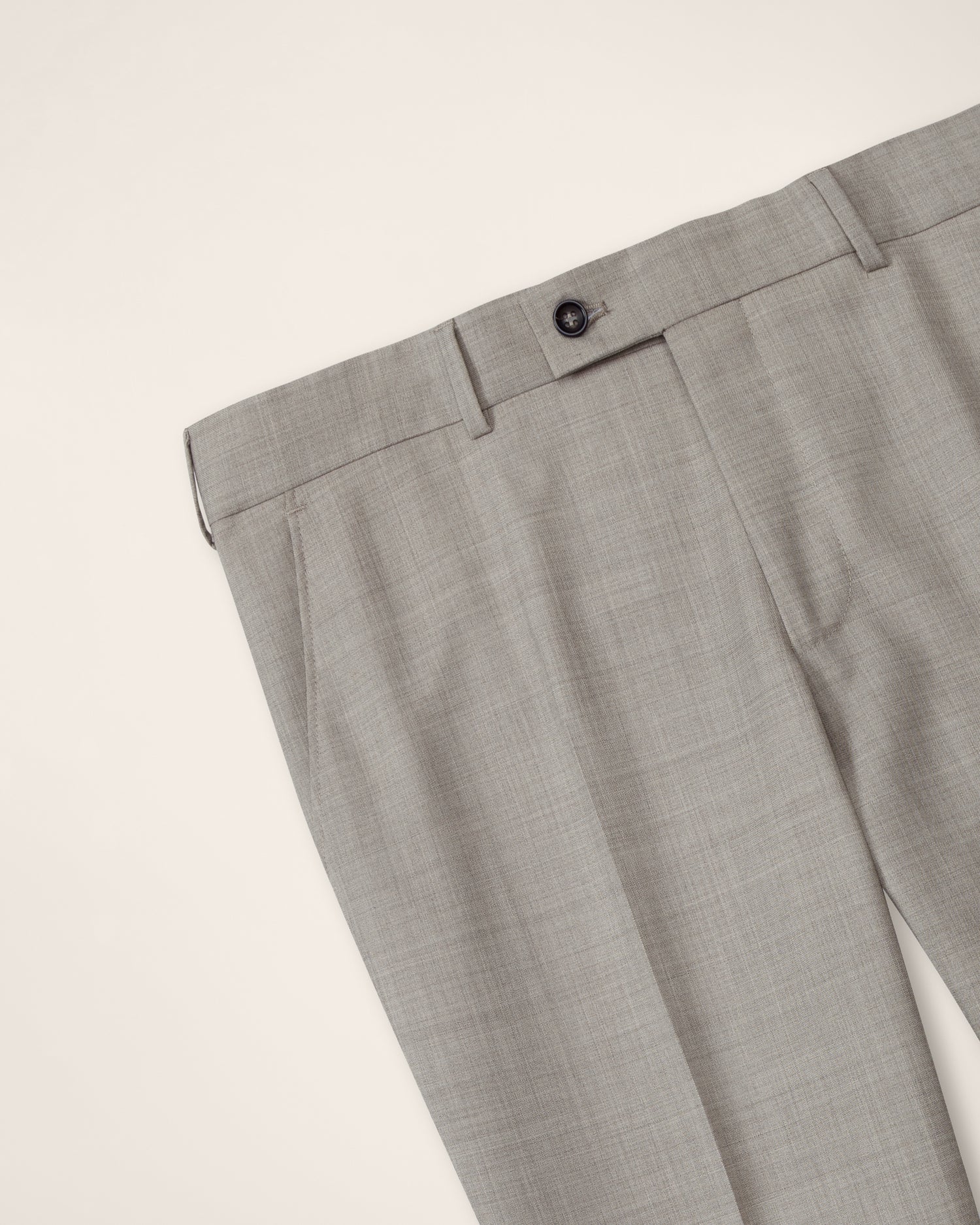 Premium Wool Suit in Light Beige