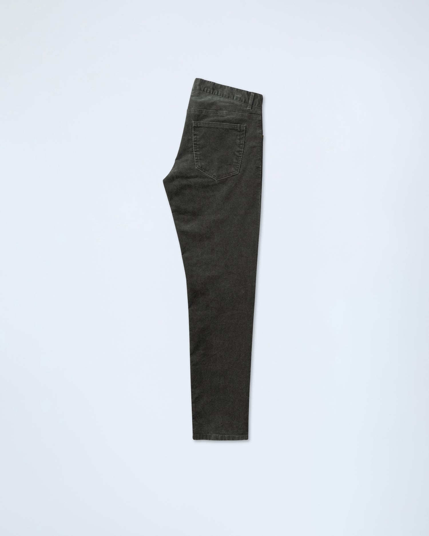 Five-pockets Corduroy Trousers in Dark Green (10270552621386)