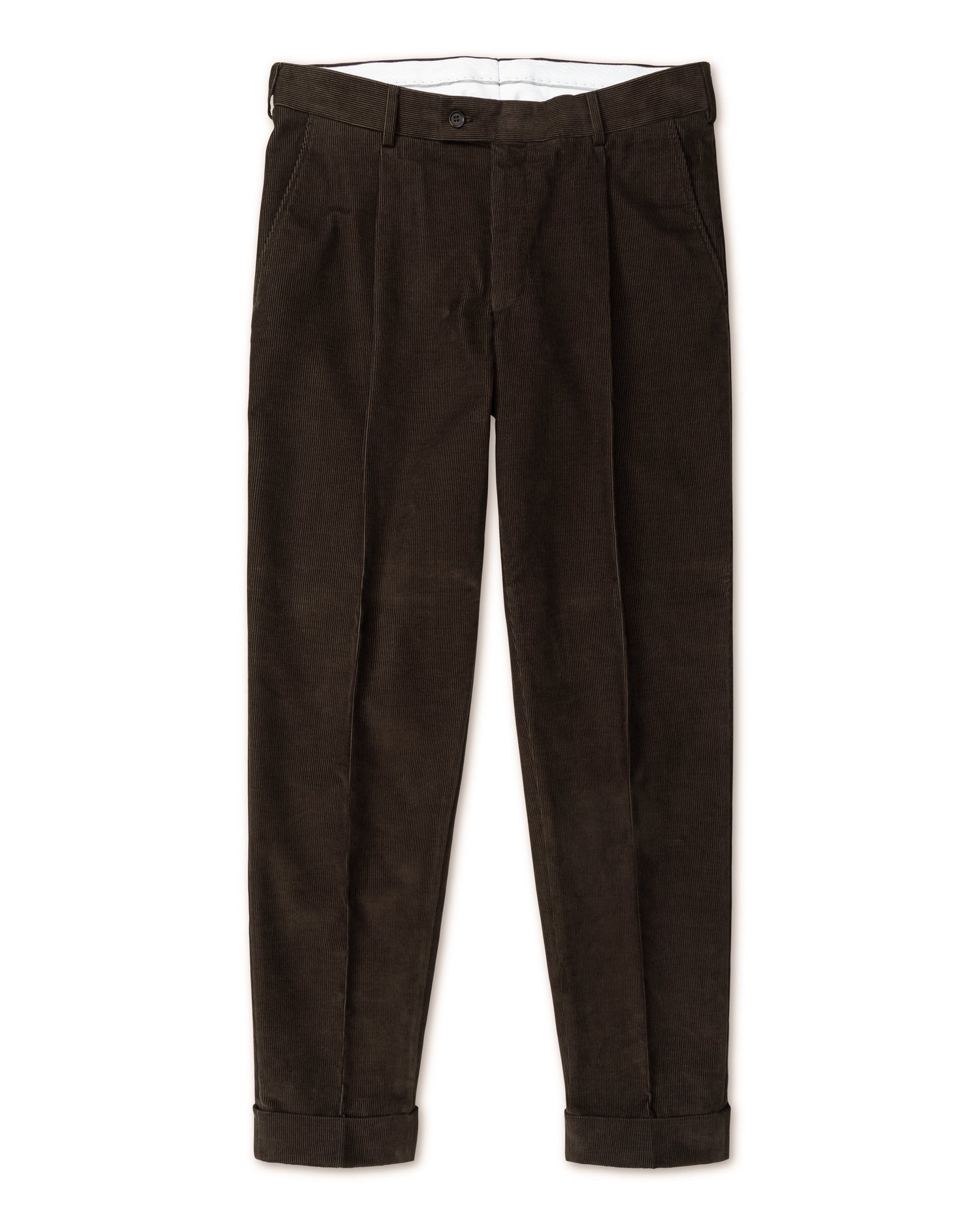 Brown Corduroy Suit in Slim fit (8480000475466)