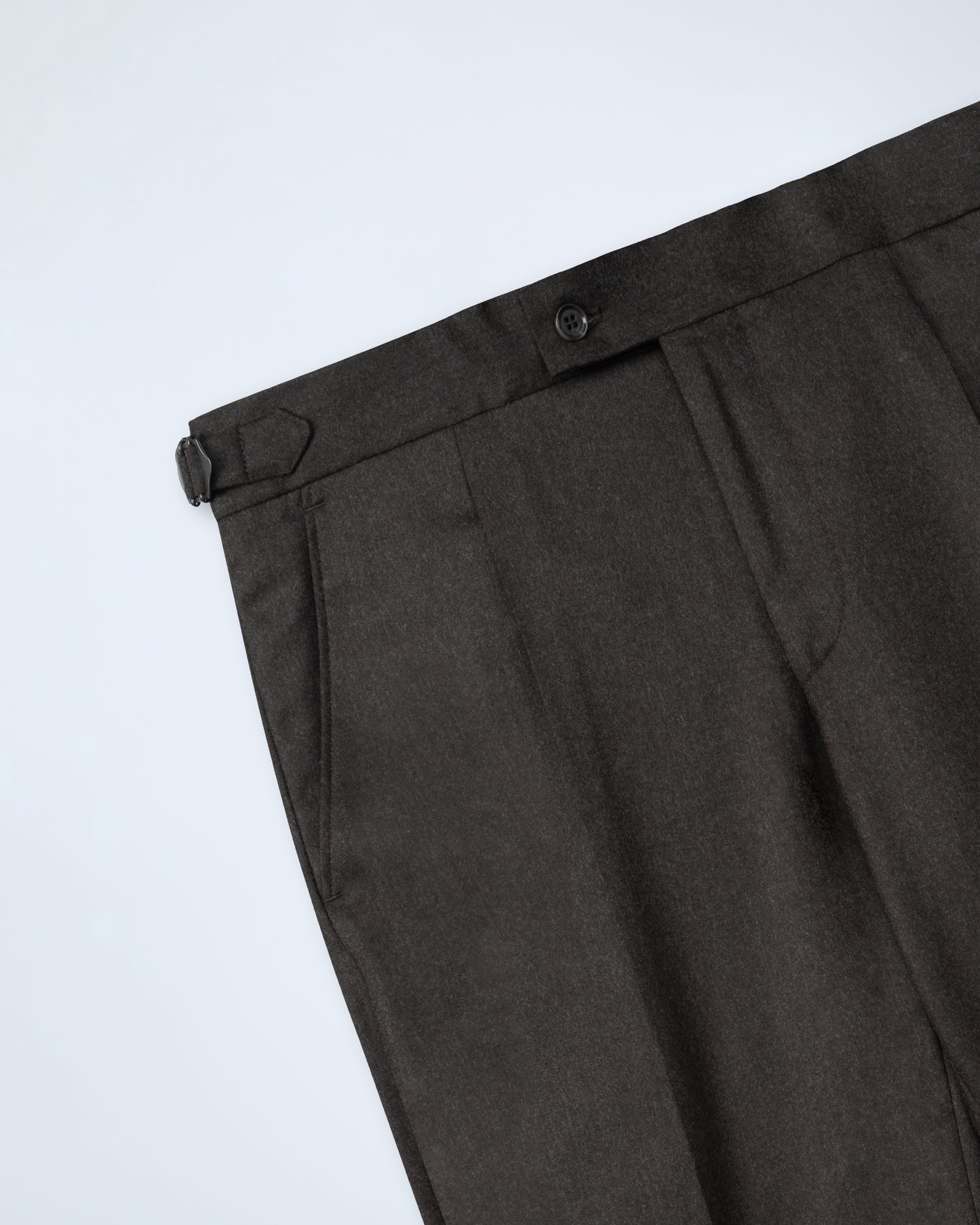 Flannel Trousers in Brown (10291674284362)