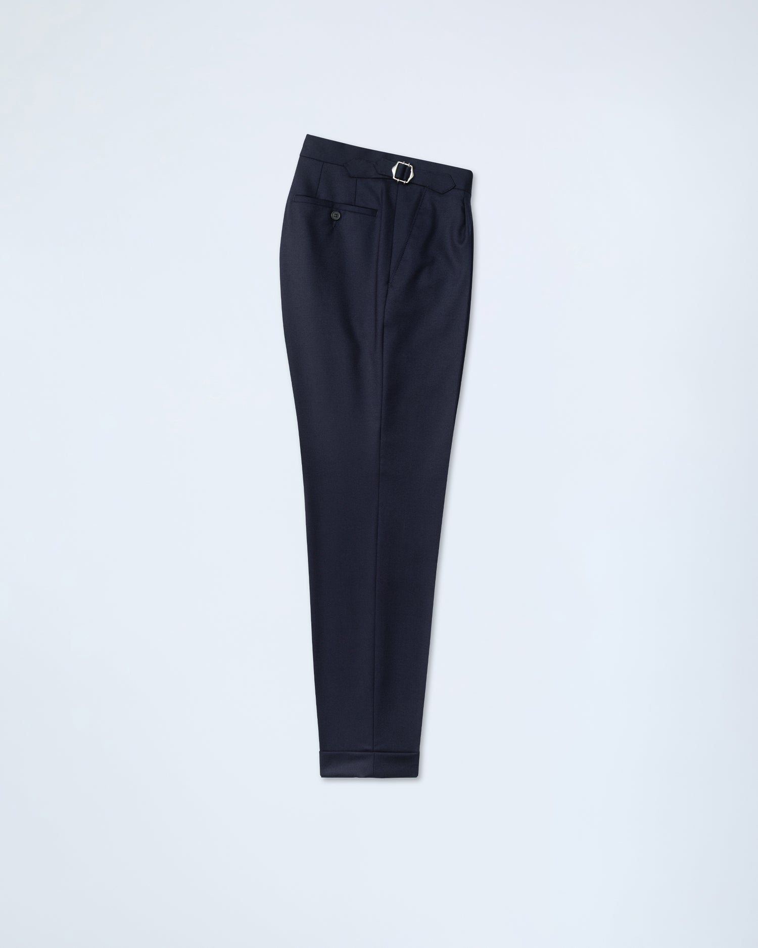 Flannel Trousers in Navy Blue (10291648397642)