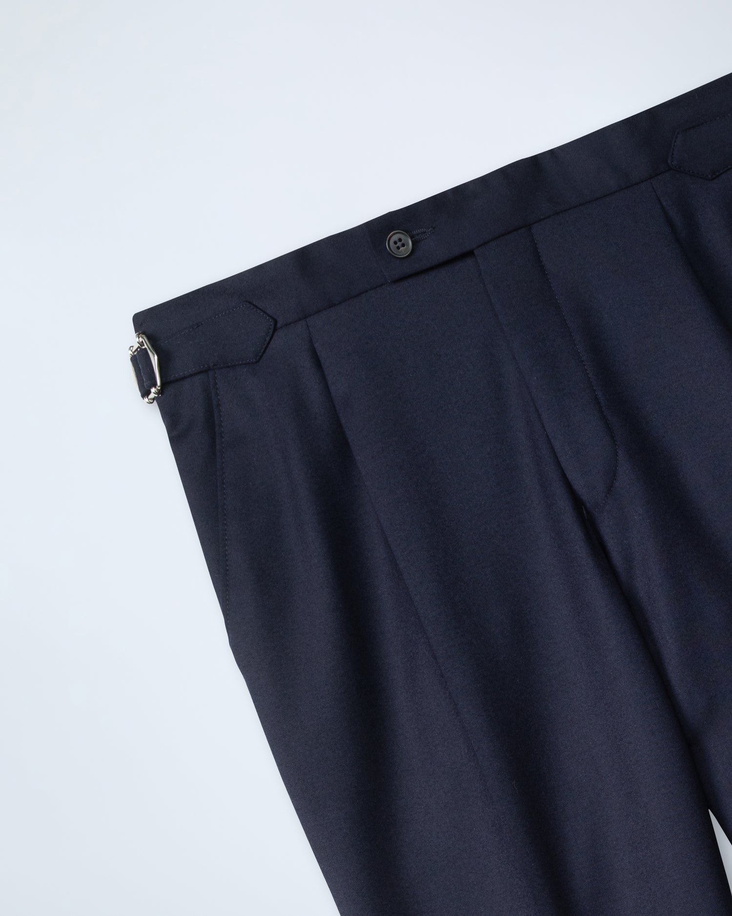 Flannel Trousers in Navy Blue (10291648397642)