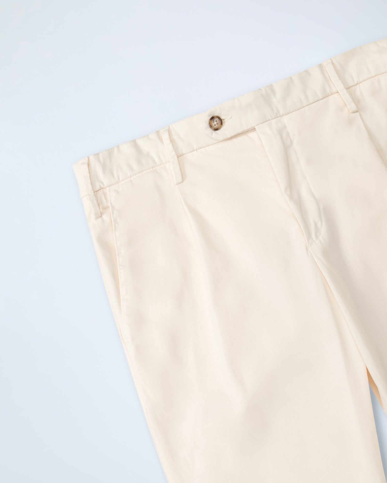 Ivory White Chino Trousers