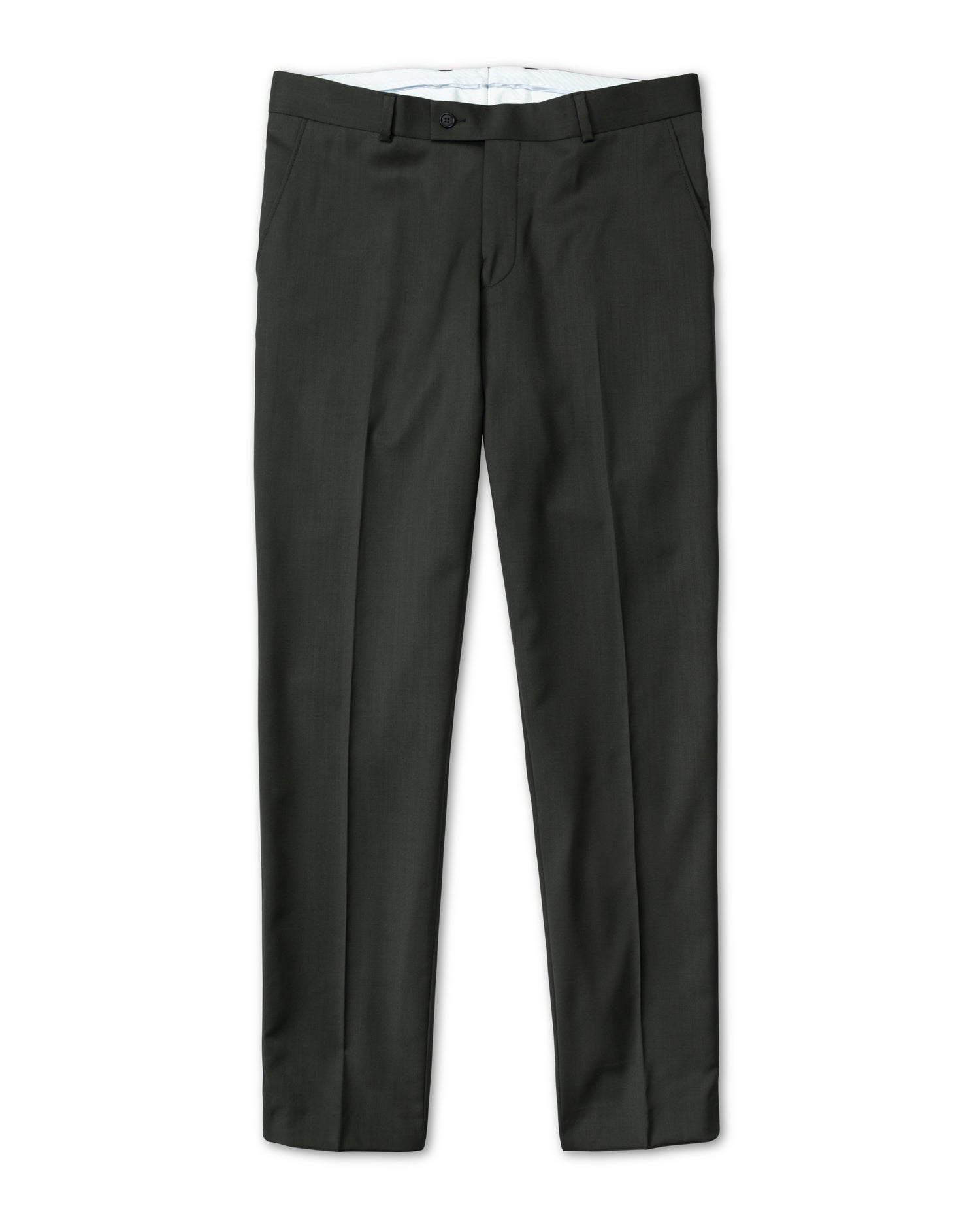 Athlete fit Suit in Green Marlane Wool (8456208286026)