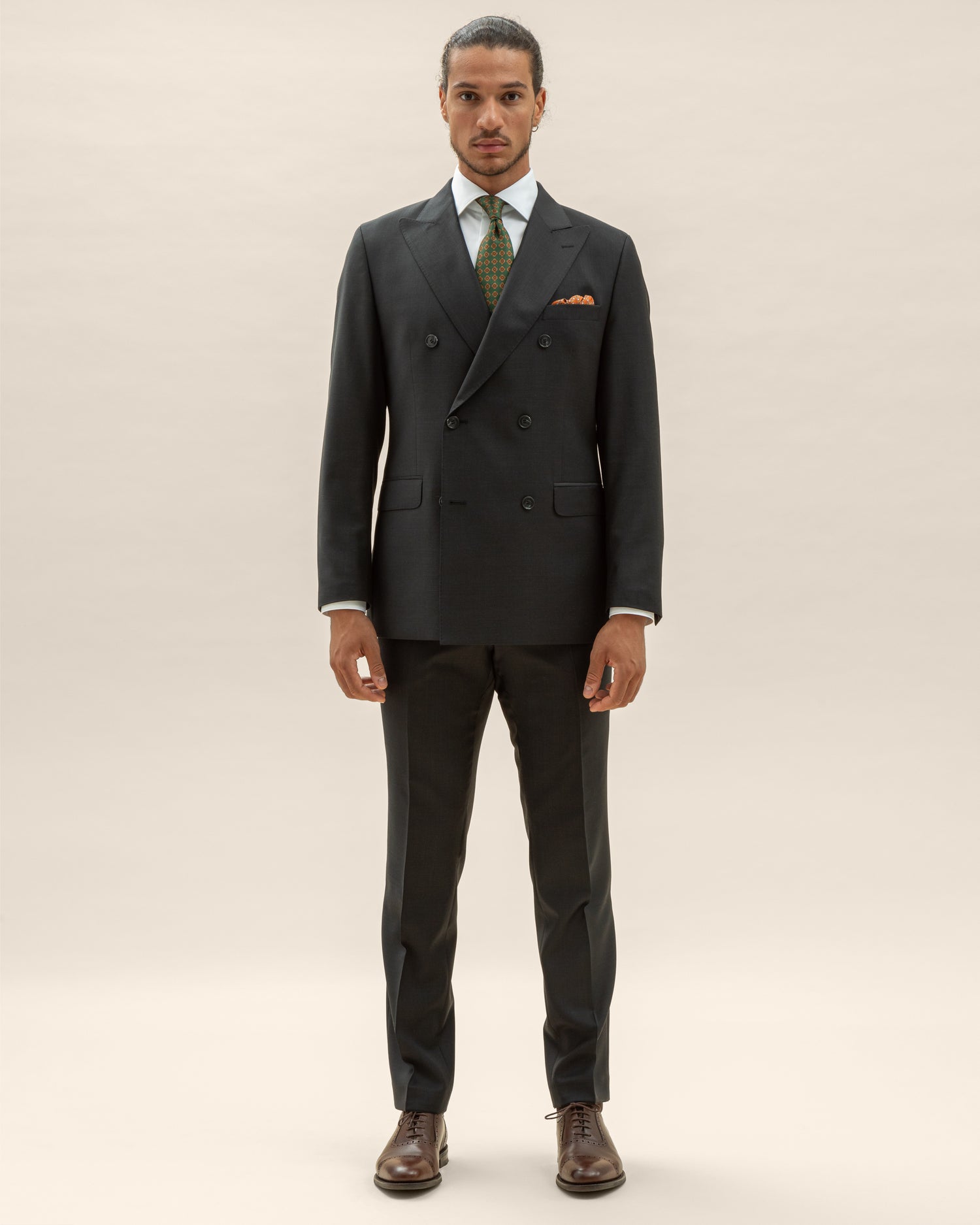 Elegant Doublebreasted Modern Fit Suit in Premium Wool by Marlane (8459000381770)