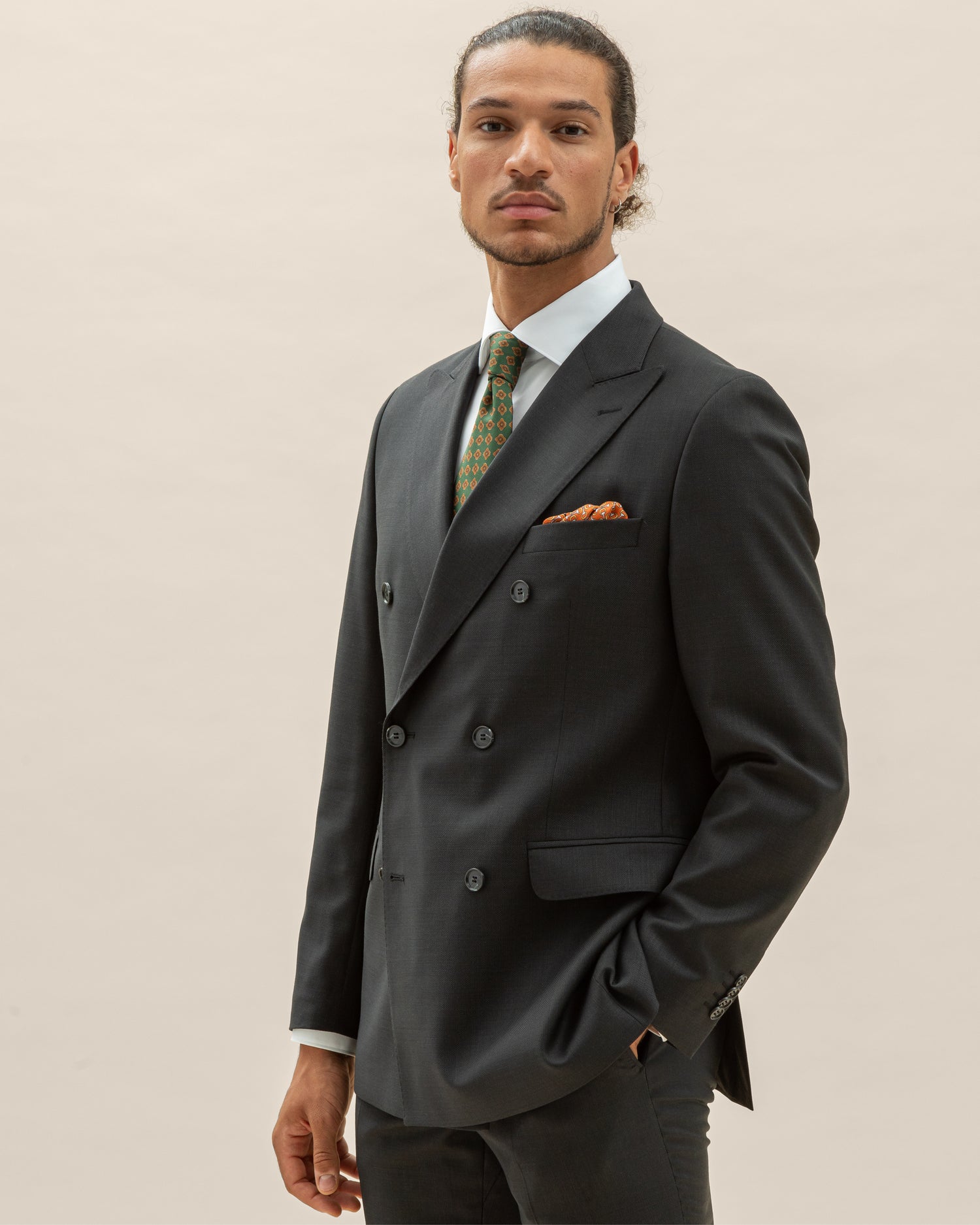 Elegant Doublebreasted Modern Fit Suit in Premium Wool by Marlane (8459000381770)