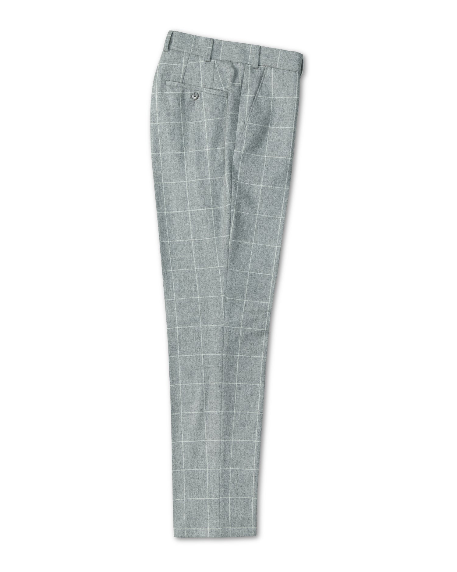 Light Grey Suit in Lanificio Di Pray Premium Super 130's Wool (8459006050634)