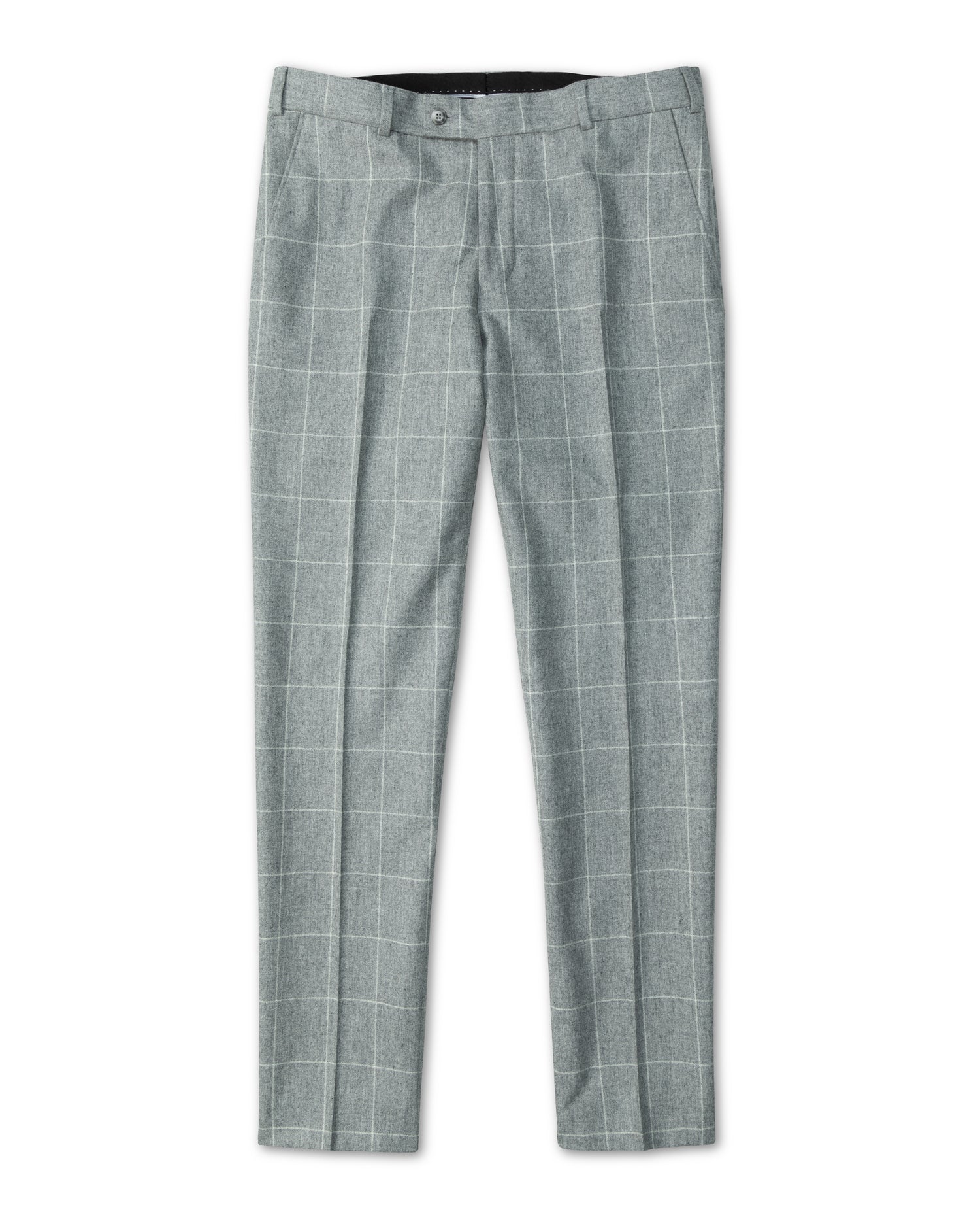 Light Grey Suit in Lanificio Di Pray Premium Super 130's Wool (8459006050634)