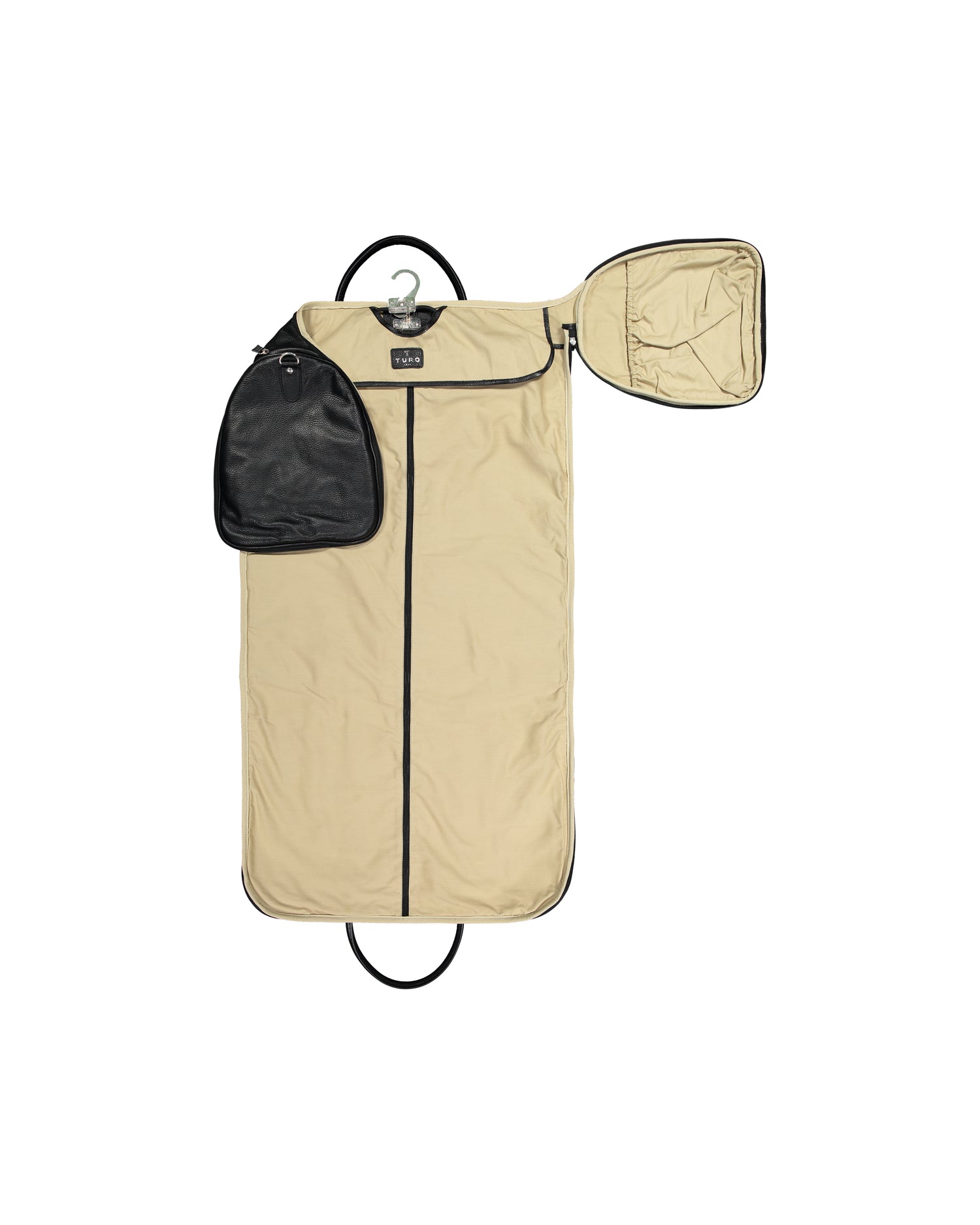 Suit Bag Weekender in Leather (10288676831562)