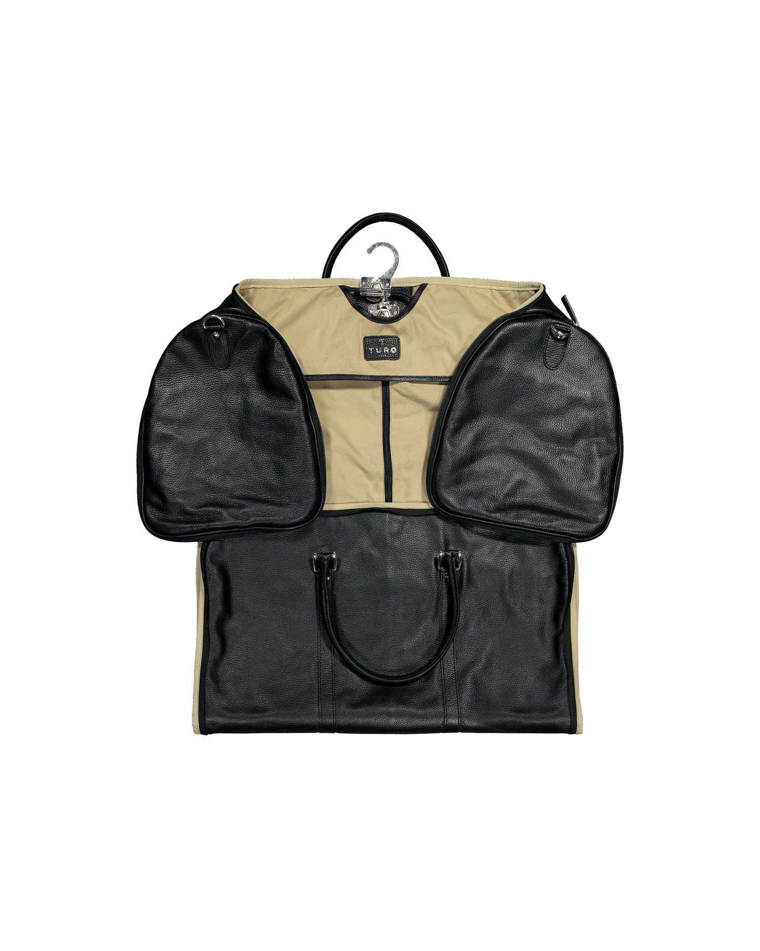 Suit Bag Weekender in Leather (10288676831562)