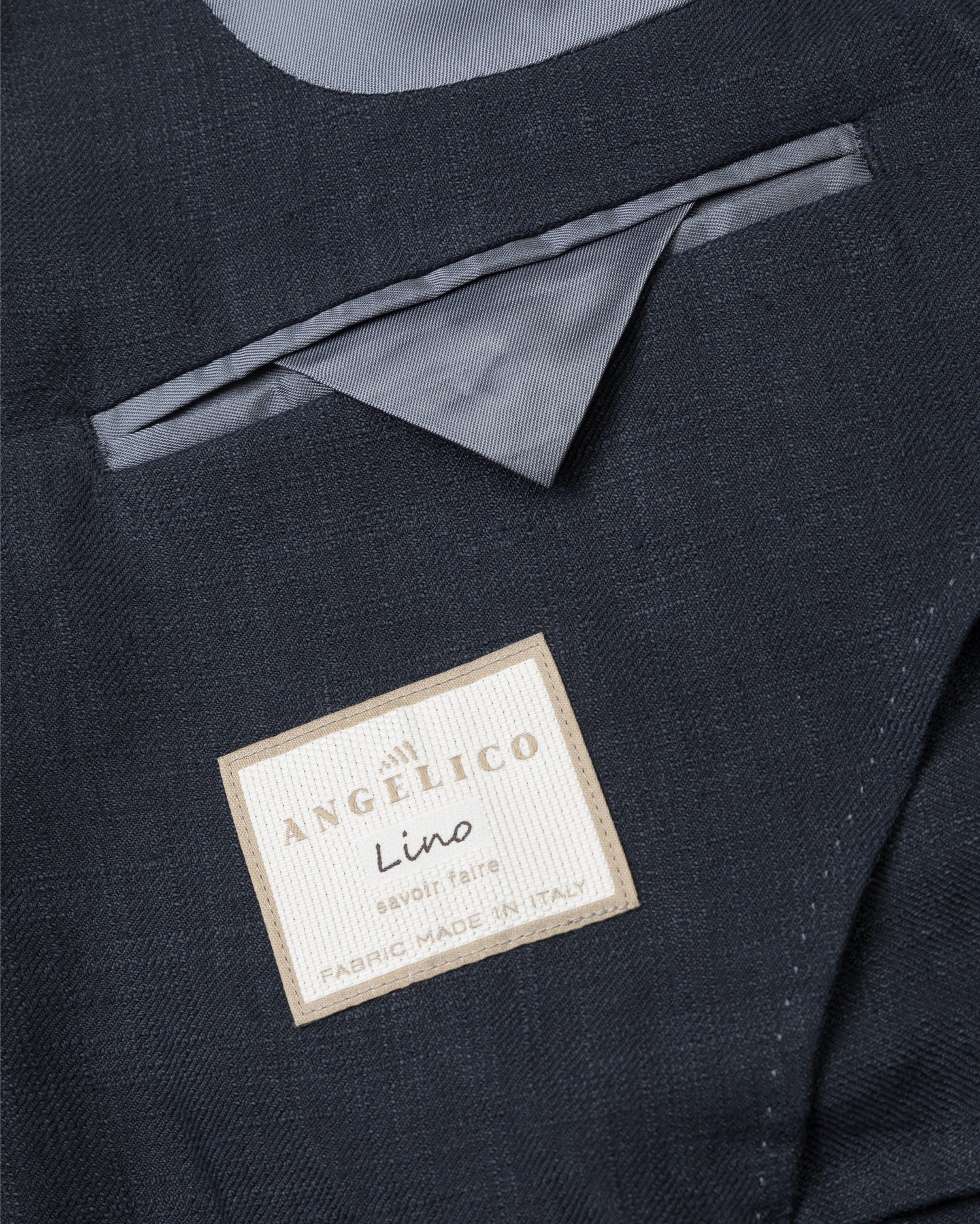Linen Suit in Dark Blue (8635782824266)