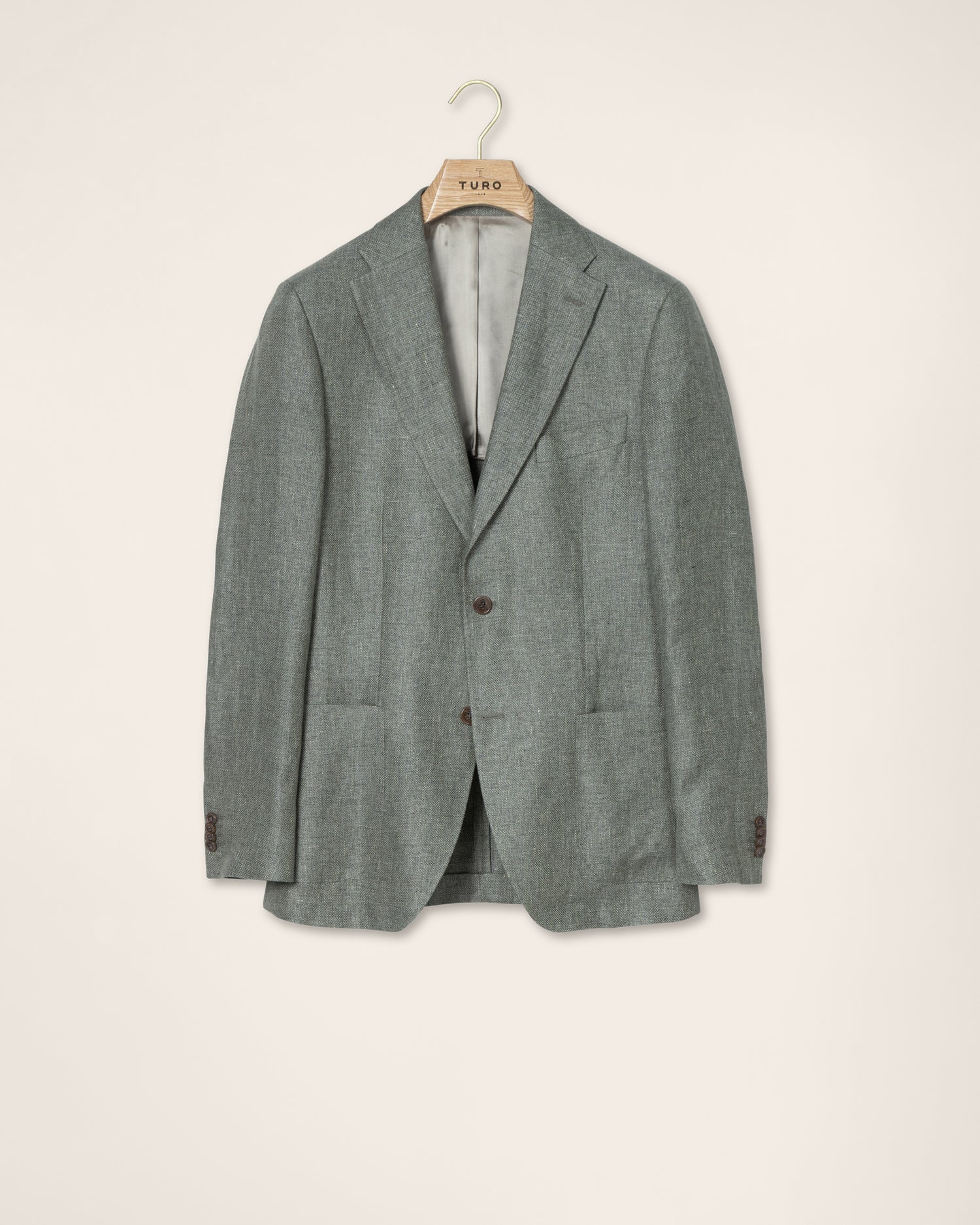 Linen Blazer in Green