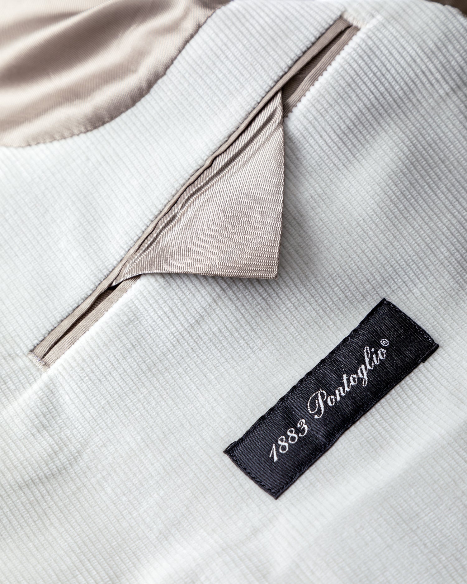 Light Grey Corduroy Suit in Slim fit (8479819923786)