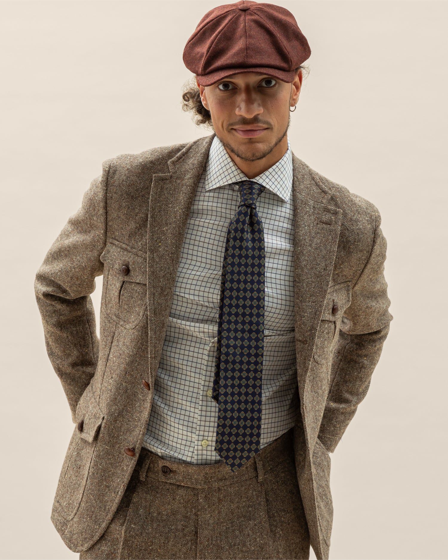 Weekend countryside suit in Campore wool (8482077475146)