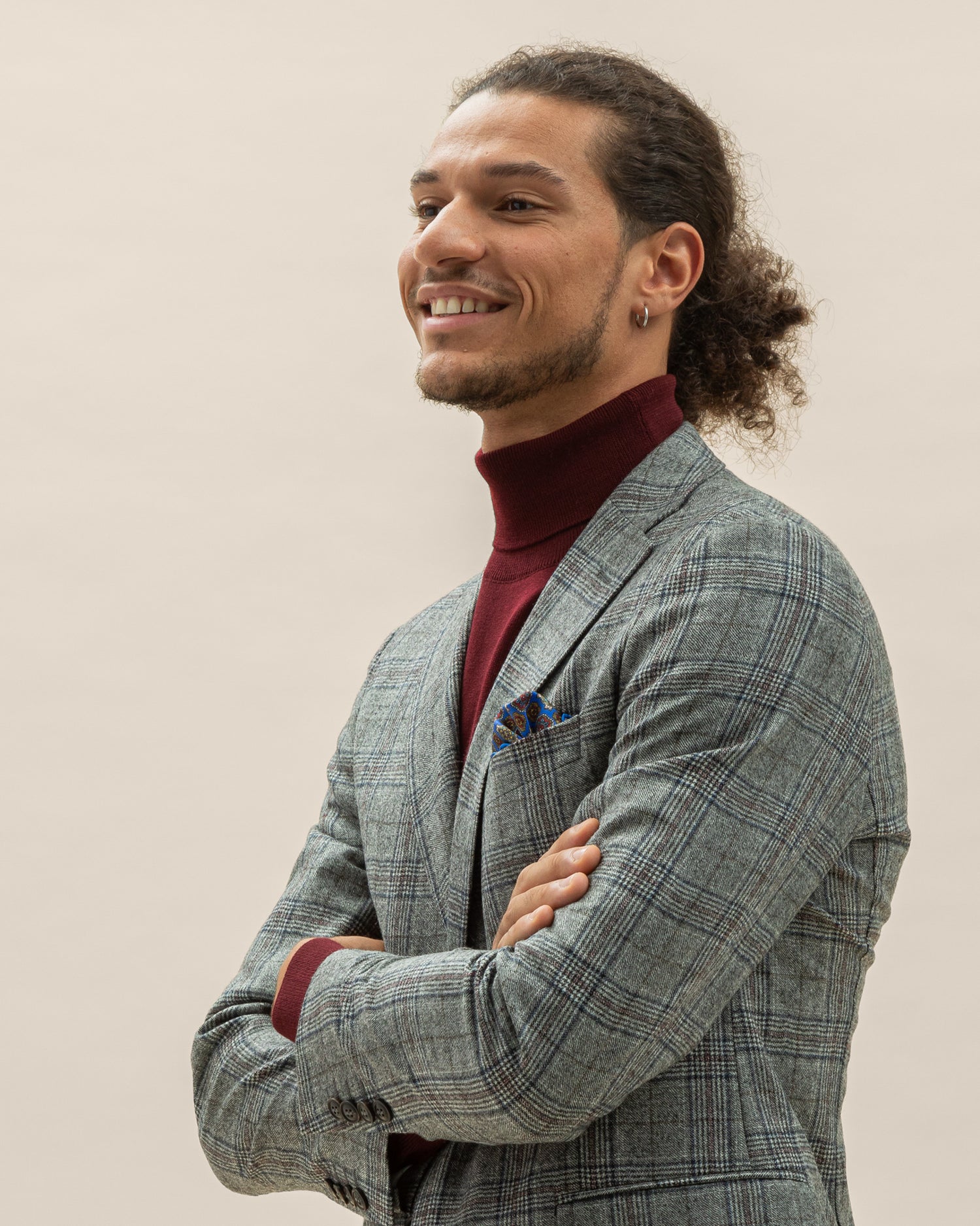 Premium Merino Rollneck in Burgundy (6656411140158)
