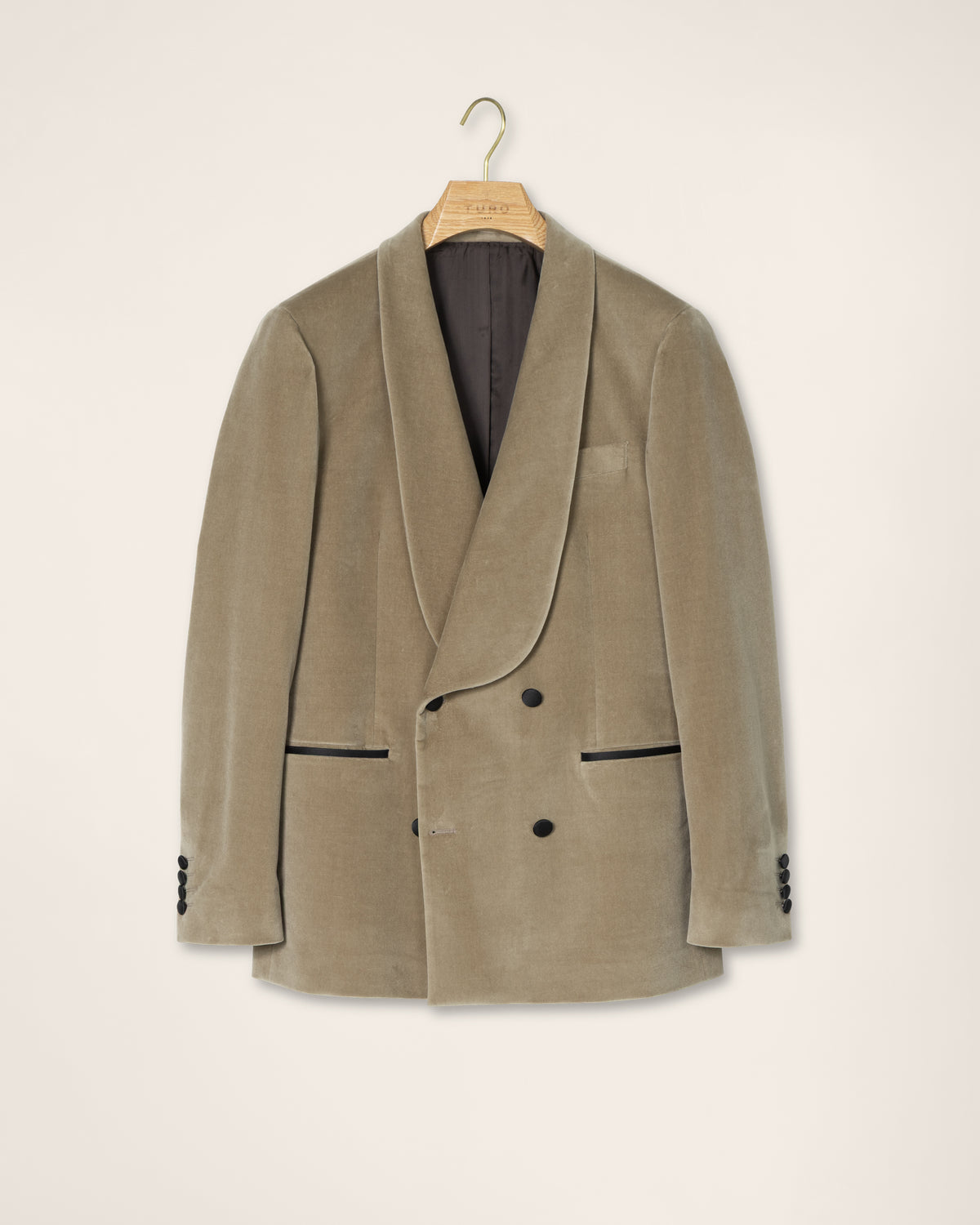 Double-Breasted Evening Jacket in Velvet