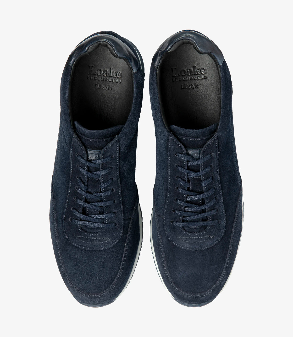 Navy Blue Suede Trainer (10124573704522)