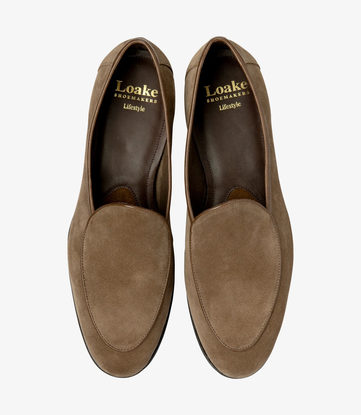 Refined Loafer in Flint Suede