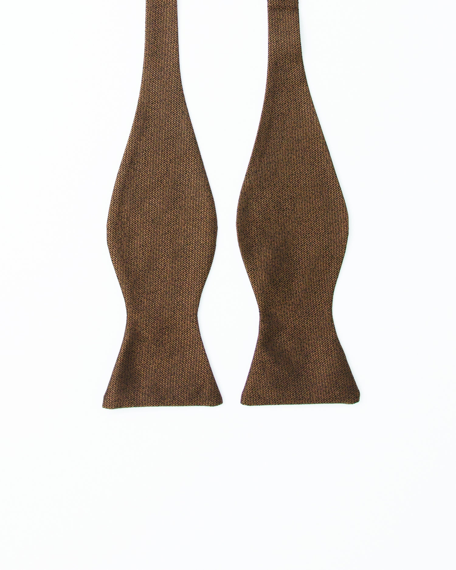 Turo Fine Grenadine Silk Bow Tie in Mocca Brown (8413672669514)