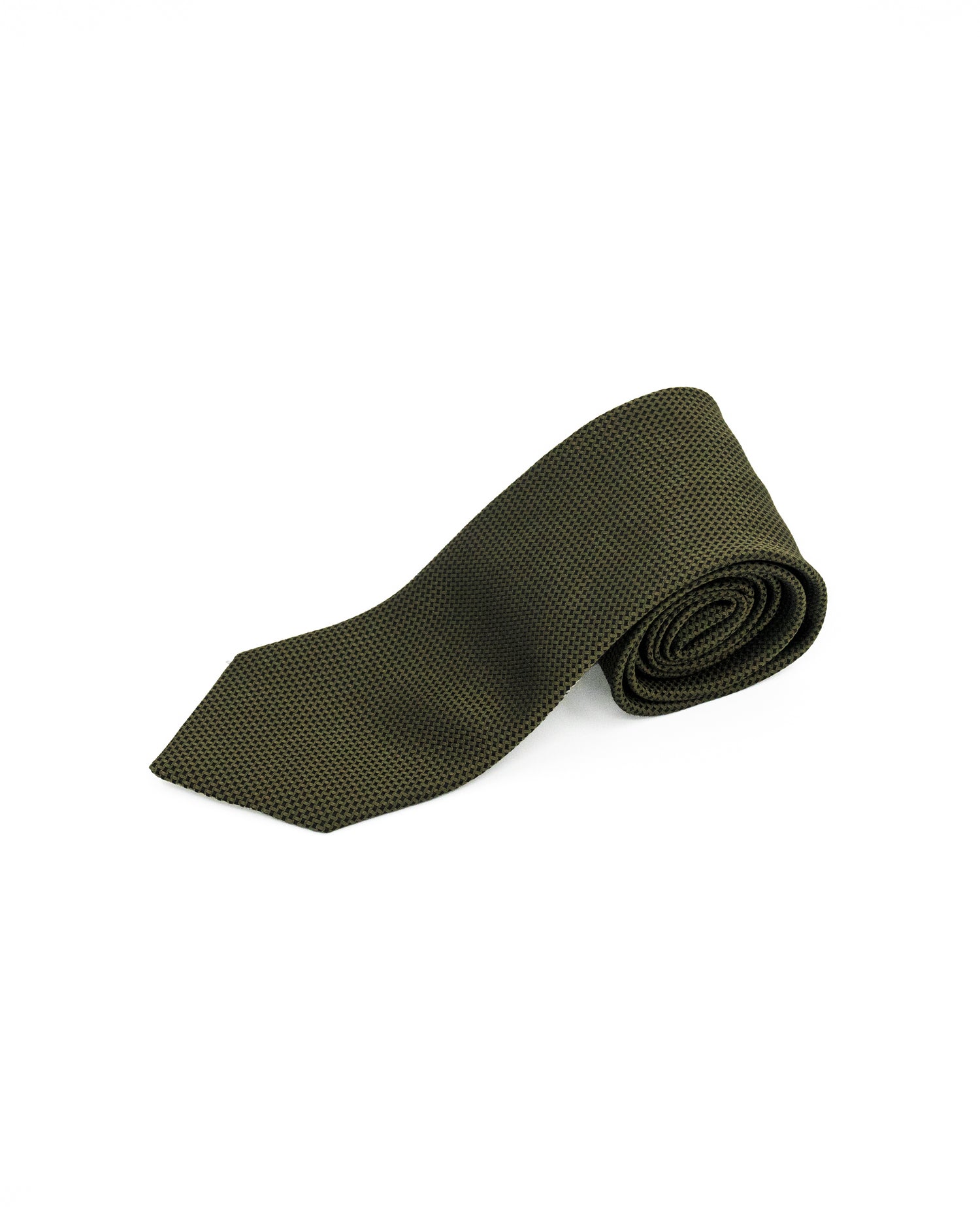 Elegant Silk Tie in Dark Green (9540379640138)