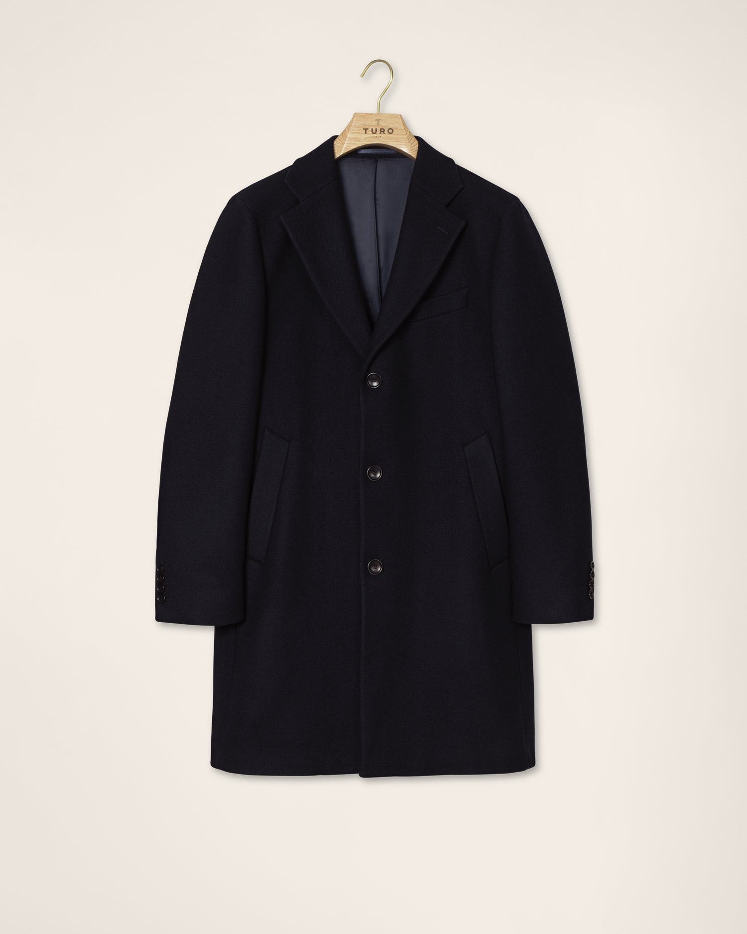 Overcoat in Dark Navy