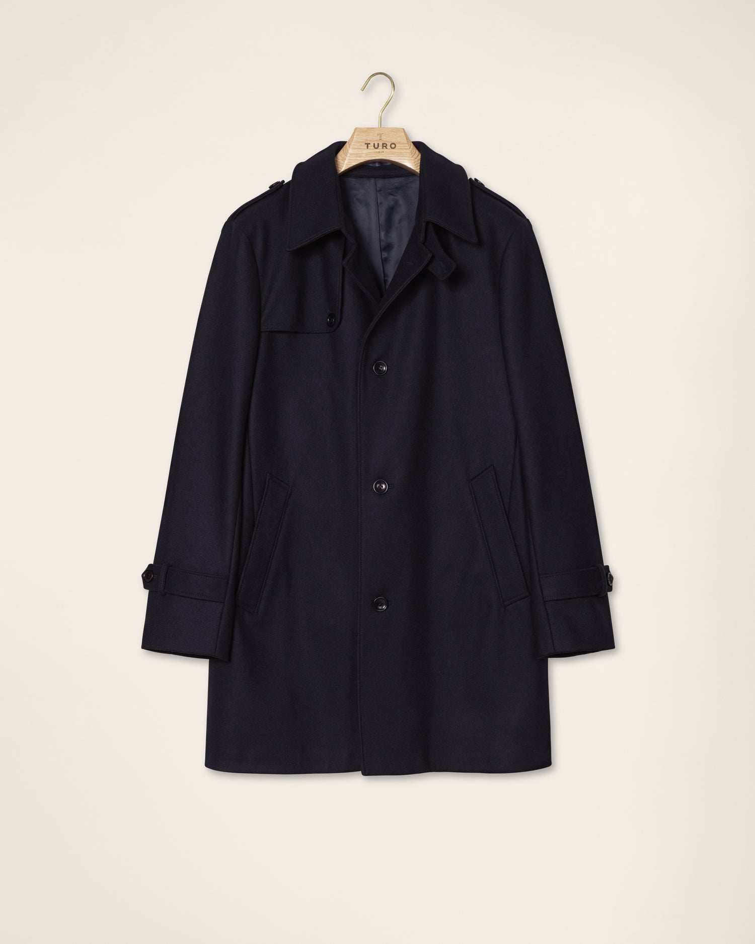 Casual Coat in Dark Navy
