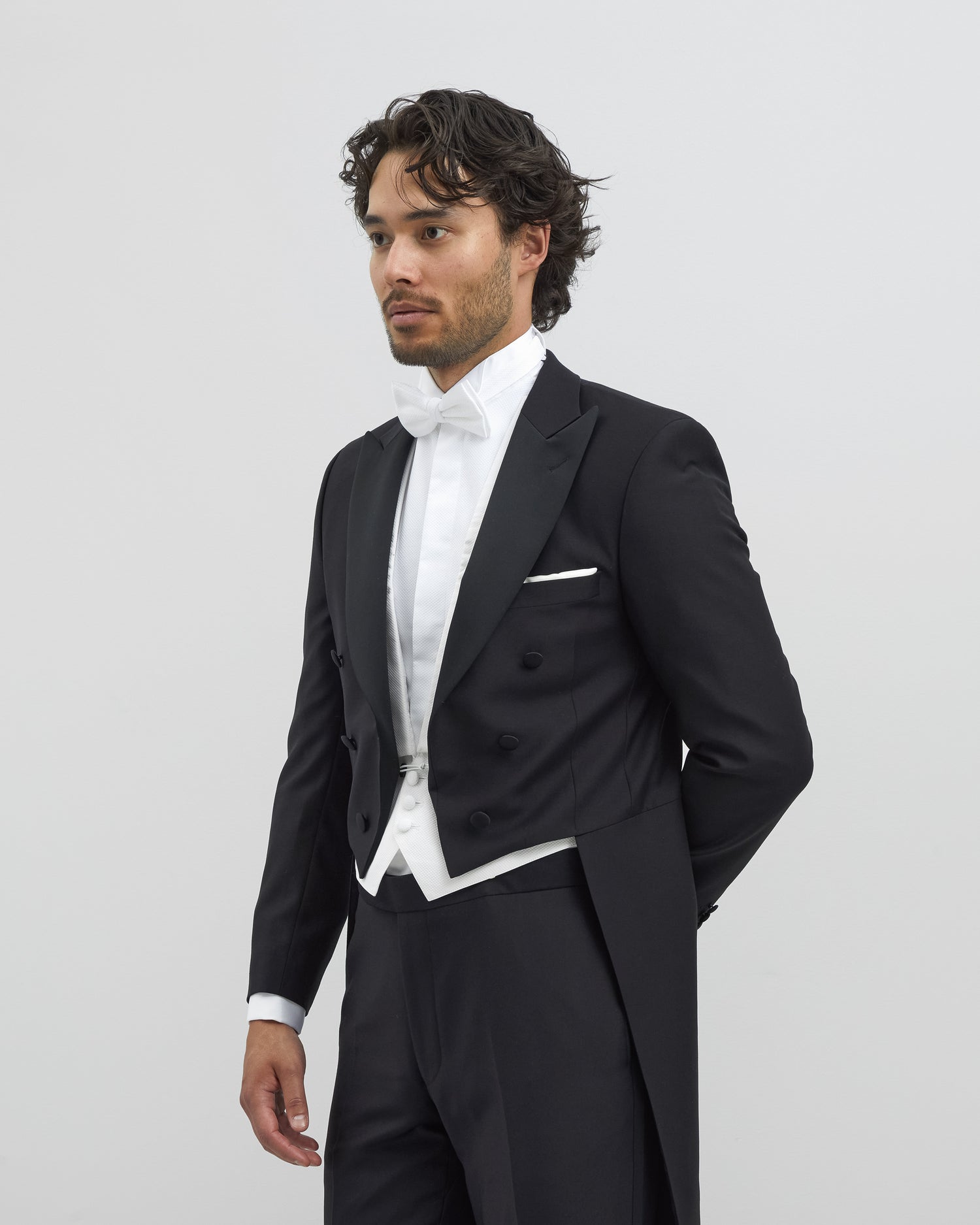 Evening Tailcoat with Peak Lapel (8559855436106)