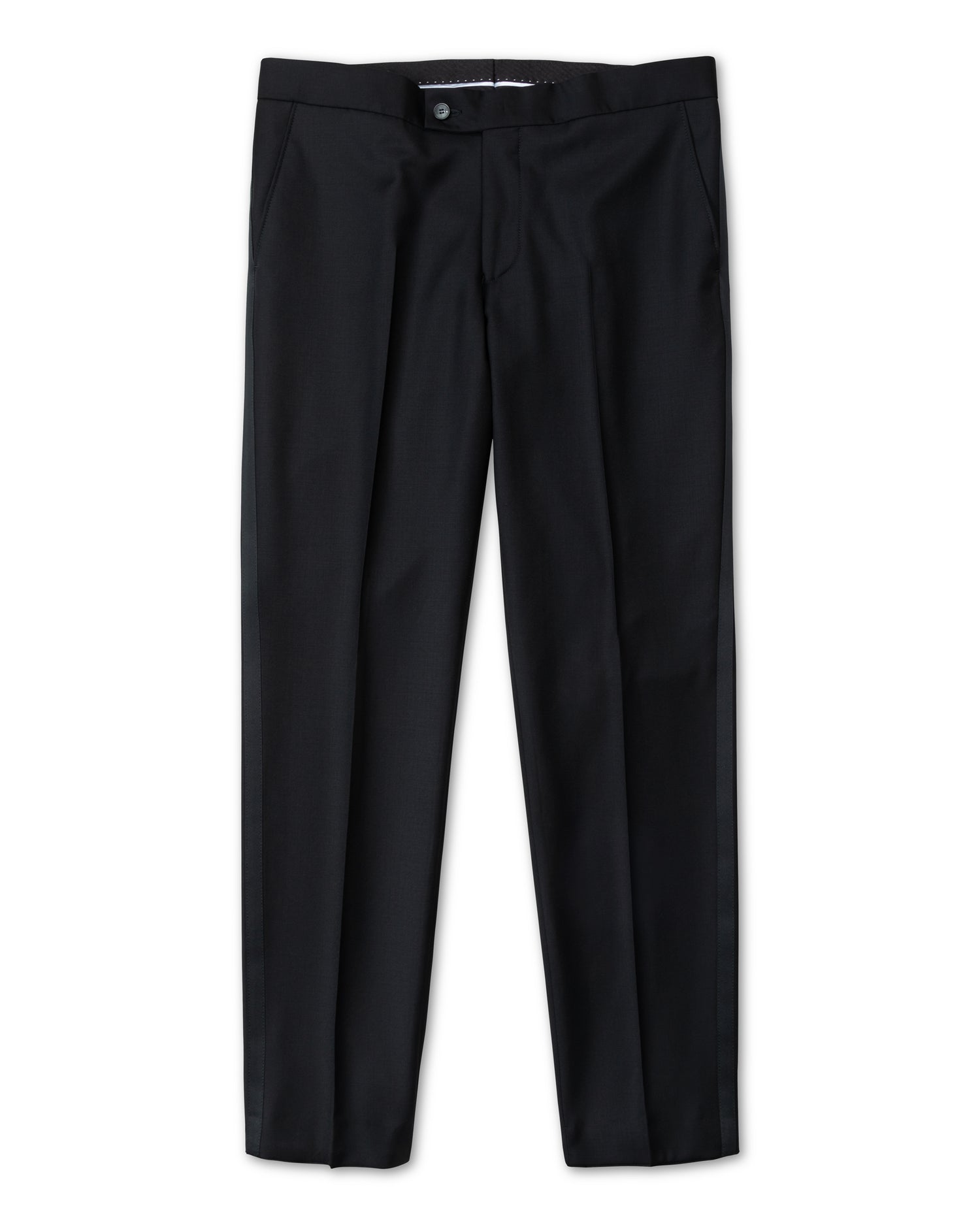 Black Slim fit Tuxedo in Premium 110's Wool (10182594560330)