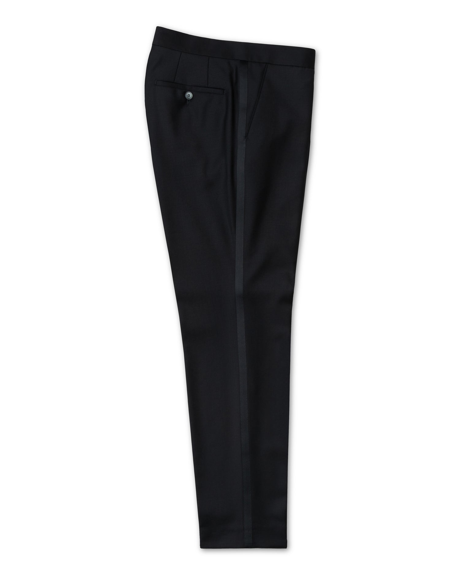 Black Slim fit Tuxedo in Premium 110's Wool (10182594560330)