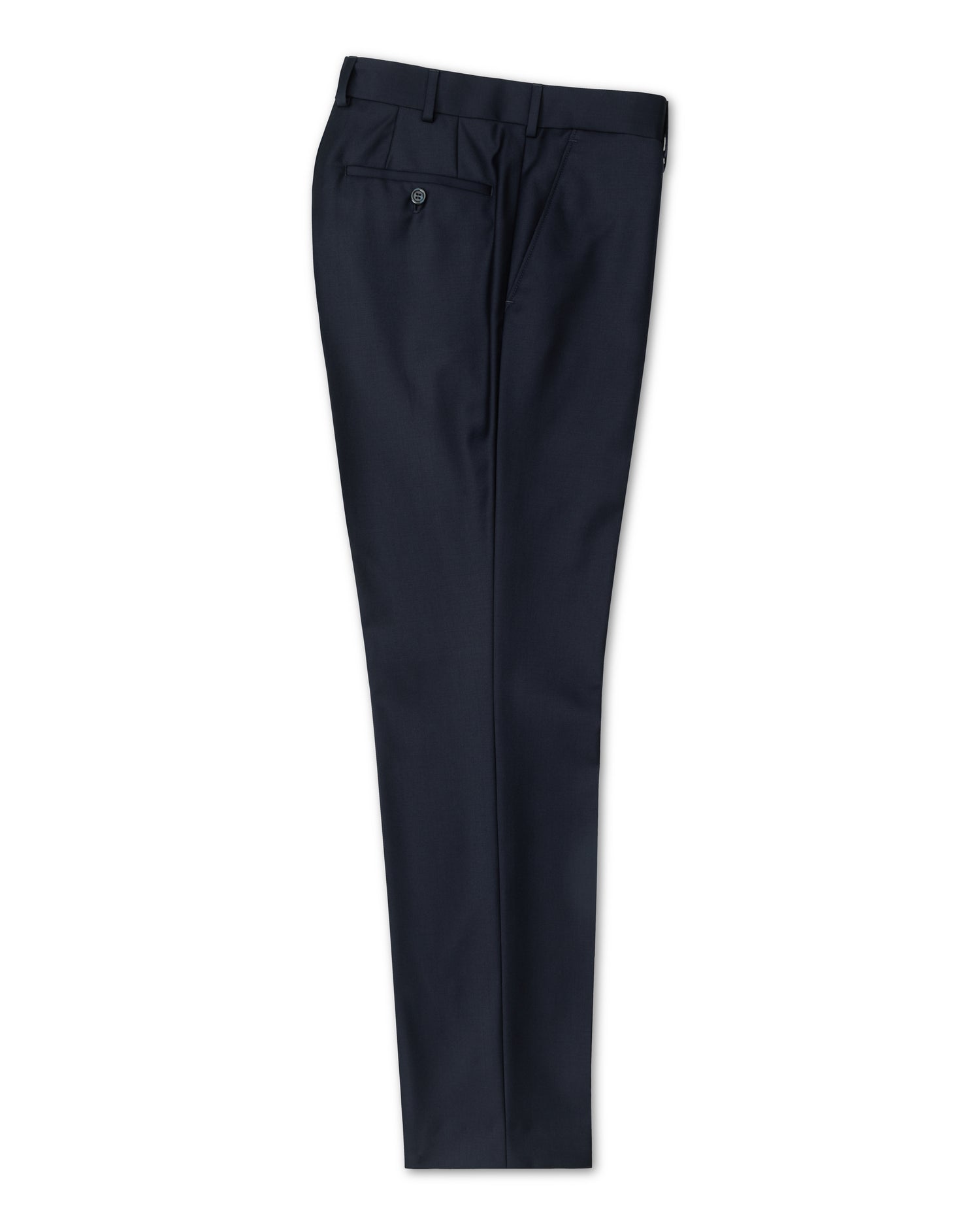 Navy Blue Vitale Barberis Wool Suit Trousers (7949591773406)