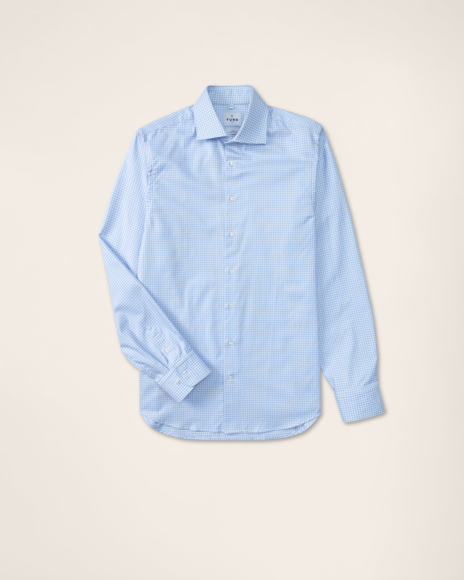 Classic Blue And White Check Shirt