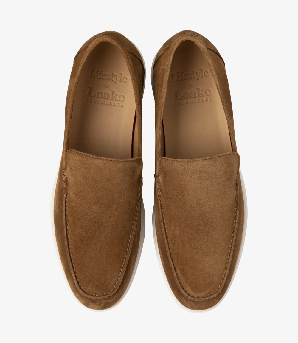 Premium Loafer in Chesnut Suede (10124309070154)