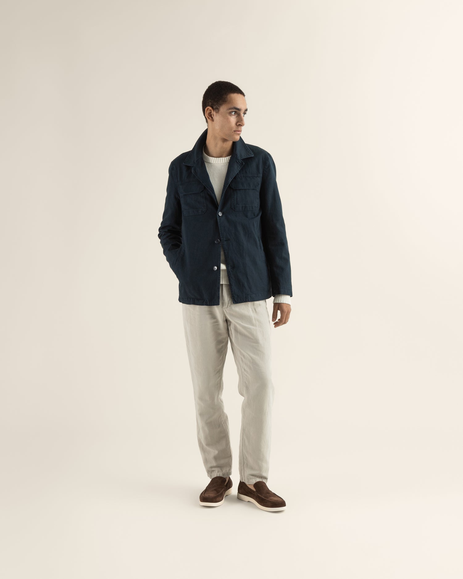 Casual Jacket in Navy