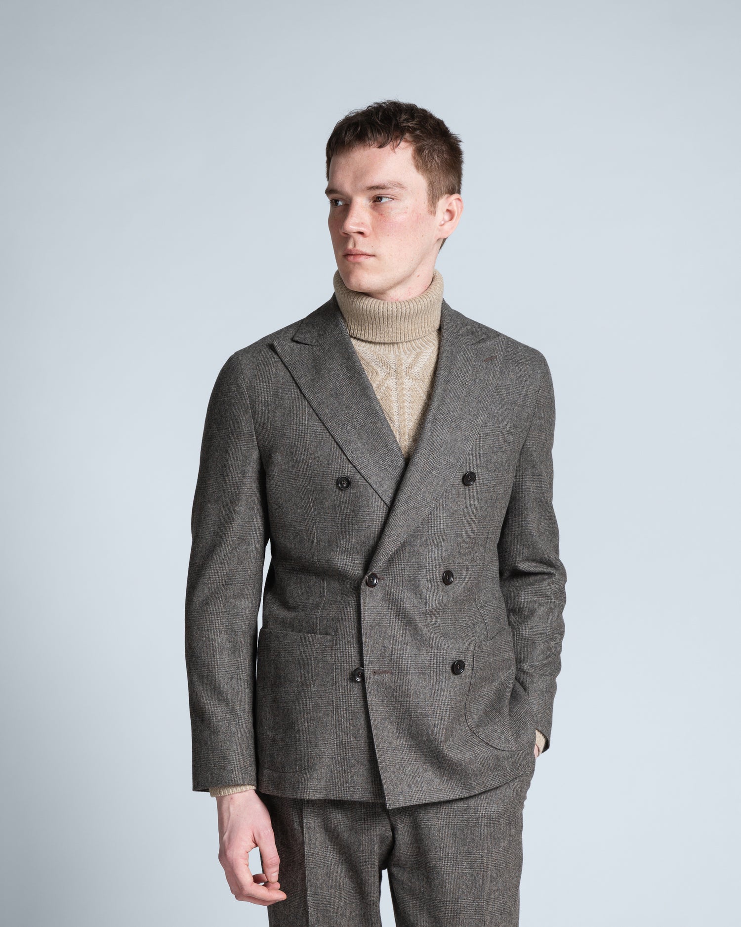 Brown Suit with Check (10259461275978)