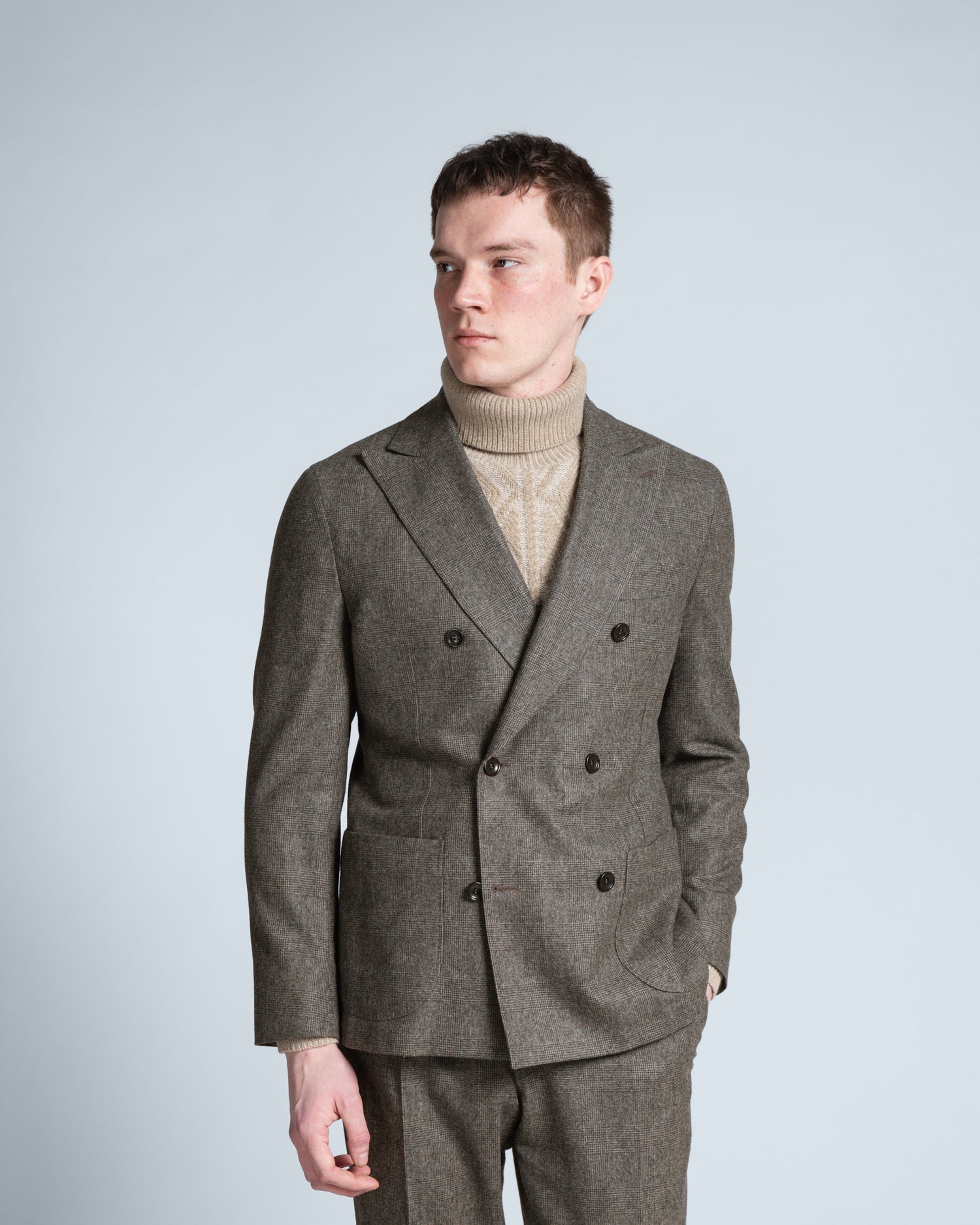 Brown Suit with Check (10259461275978)