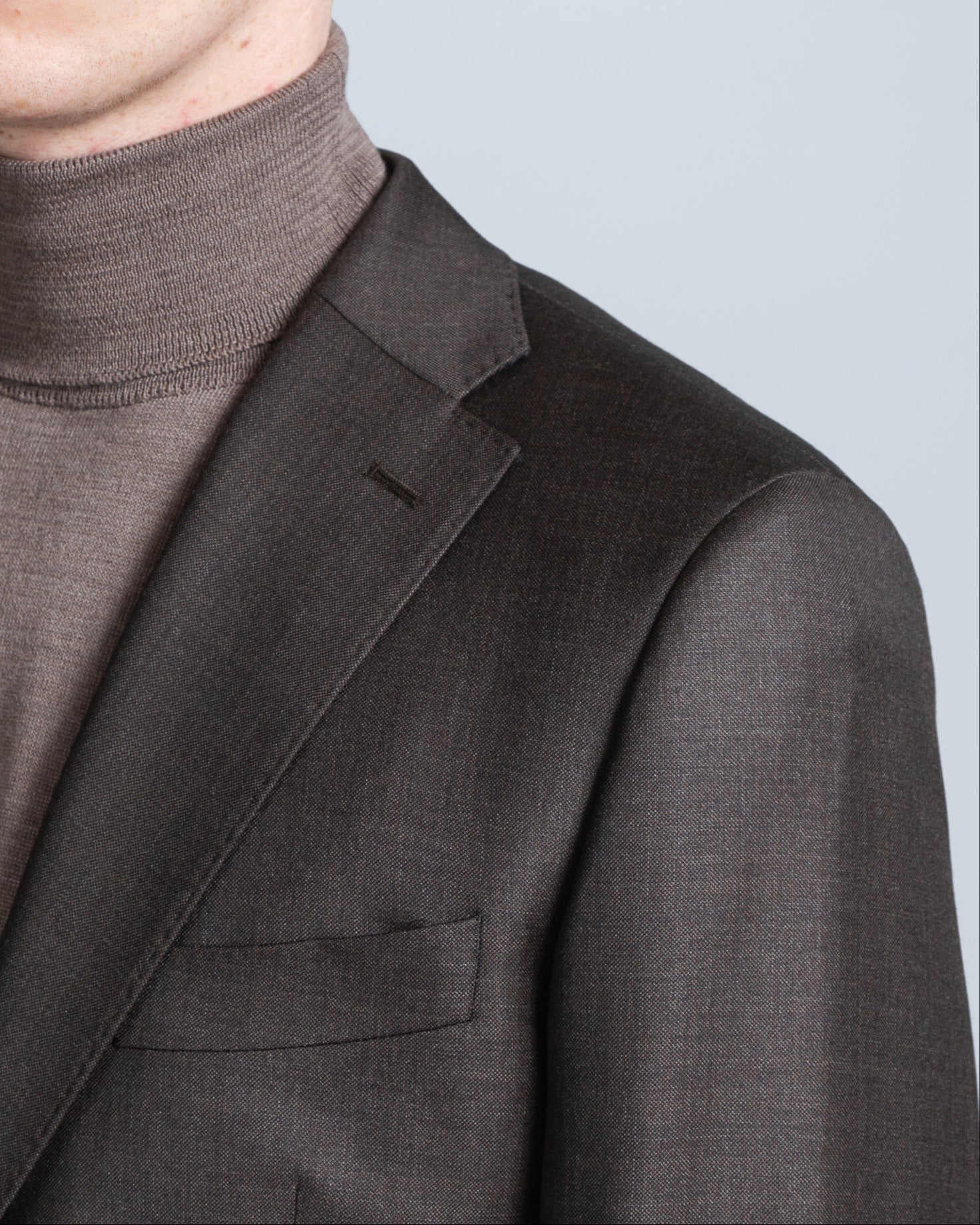 Premium Wool Suit in Dark Brown (10263958749514) (10265418924362)