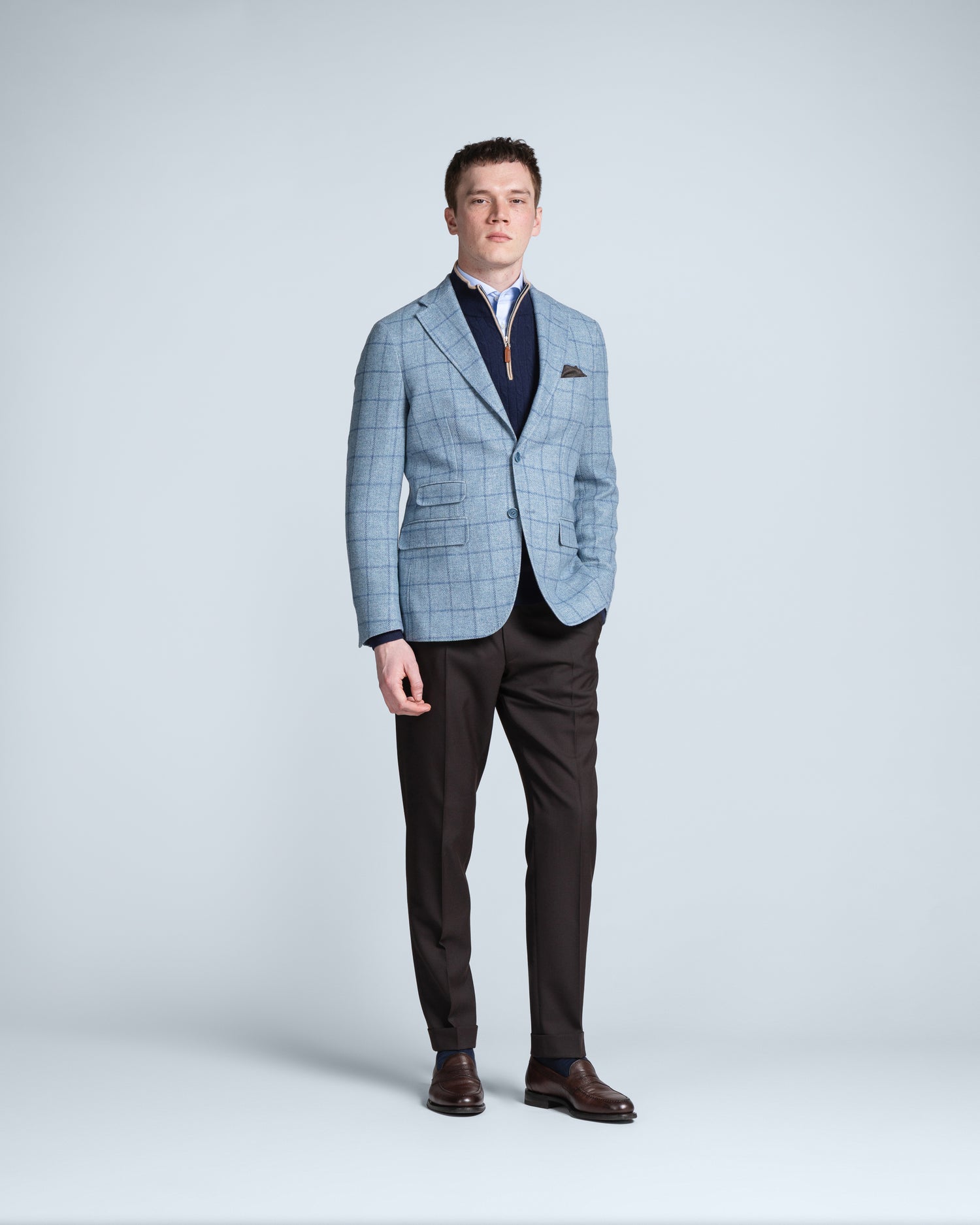 Blue Blazer with Check (10287637922122)