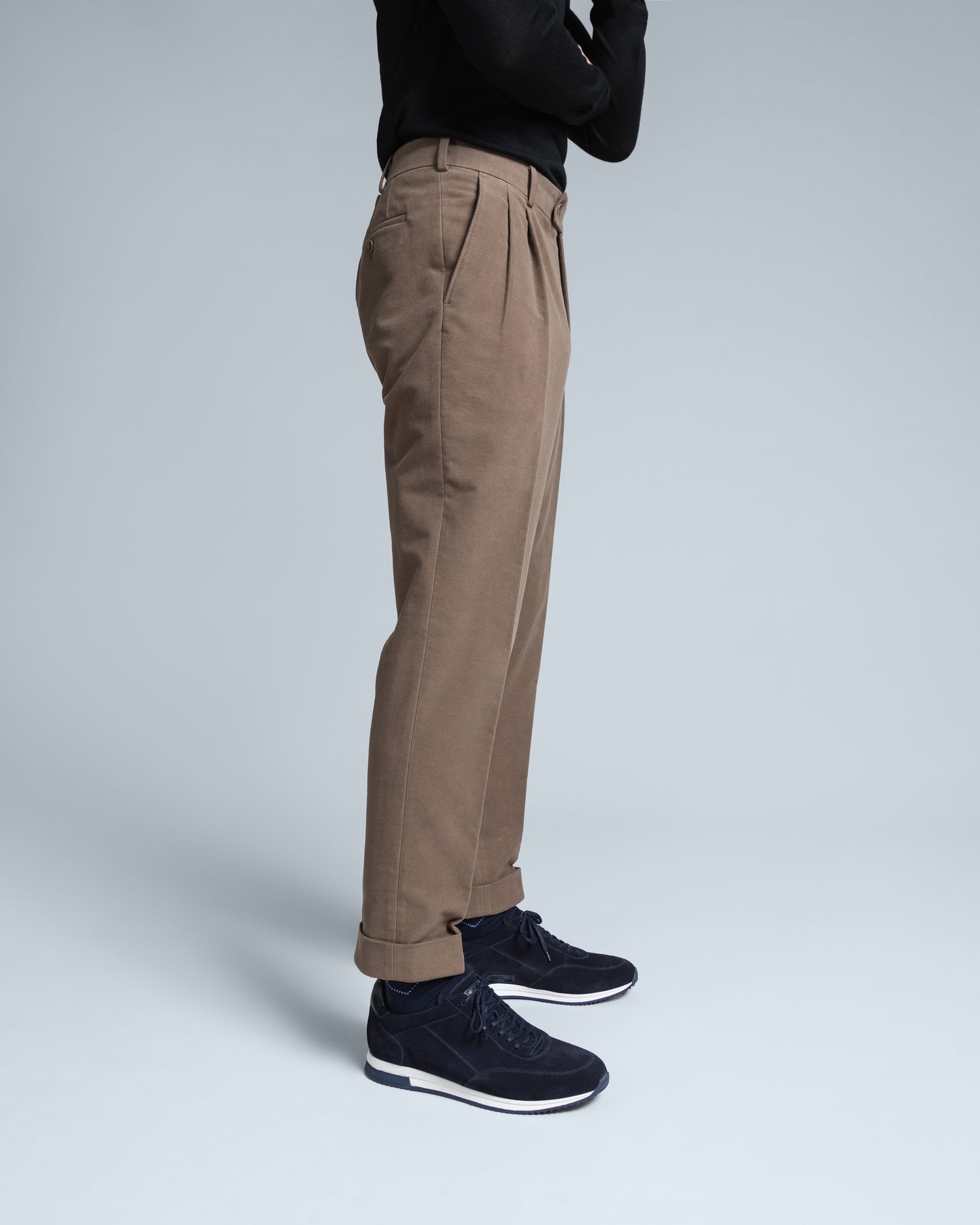 Casual Moleskin Trousers in Beige (10287501705546)