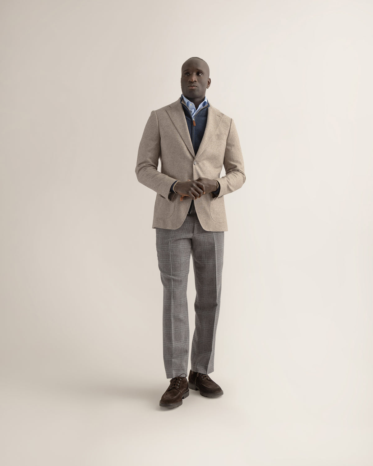 Half-lined Blazer in Beige