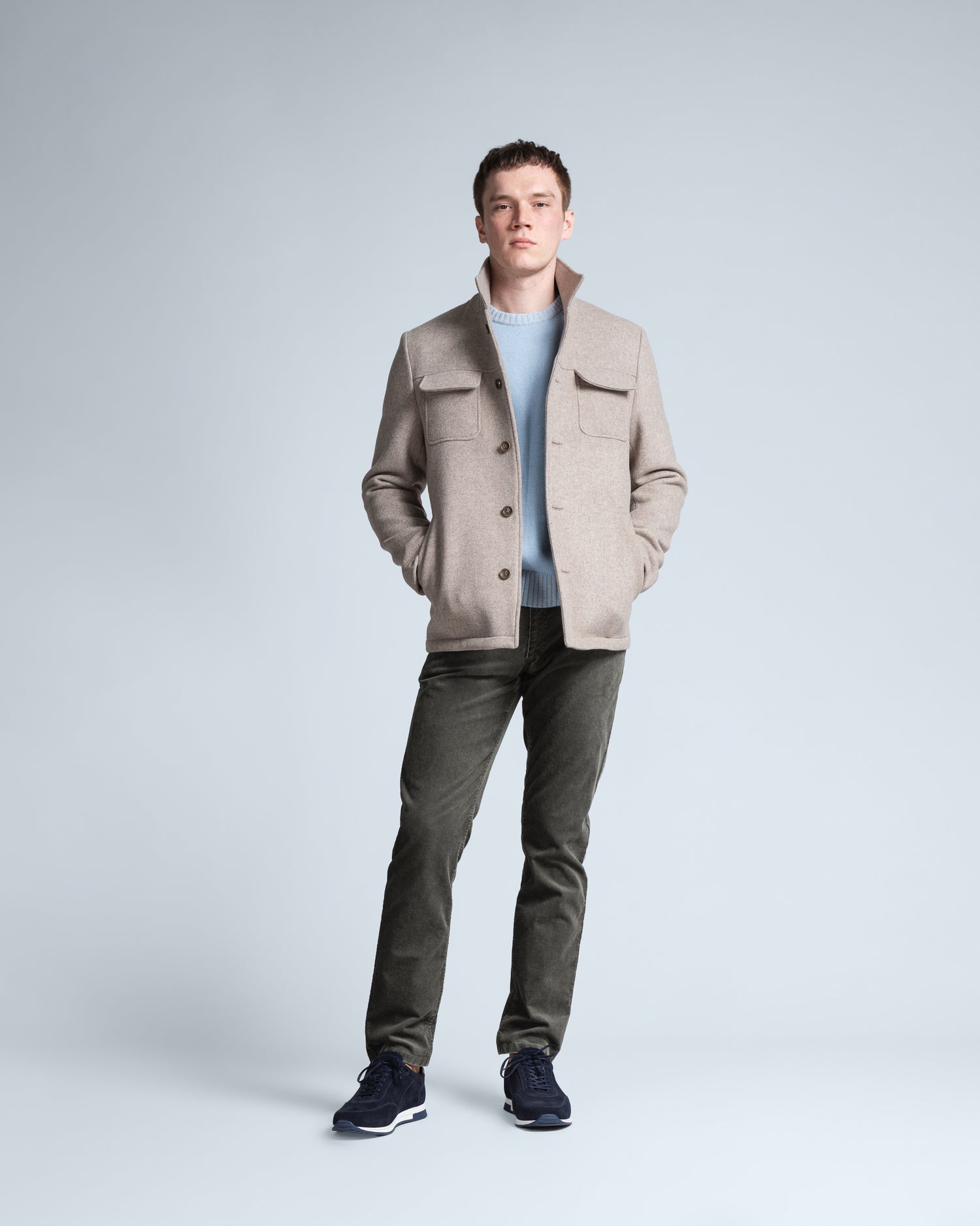 Short Overcoat in Light Beige (10287694610762)