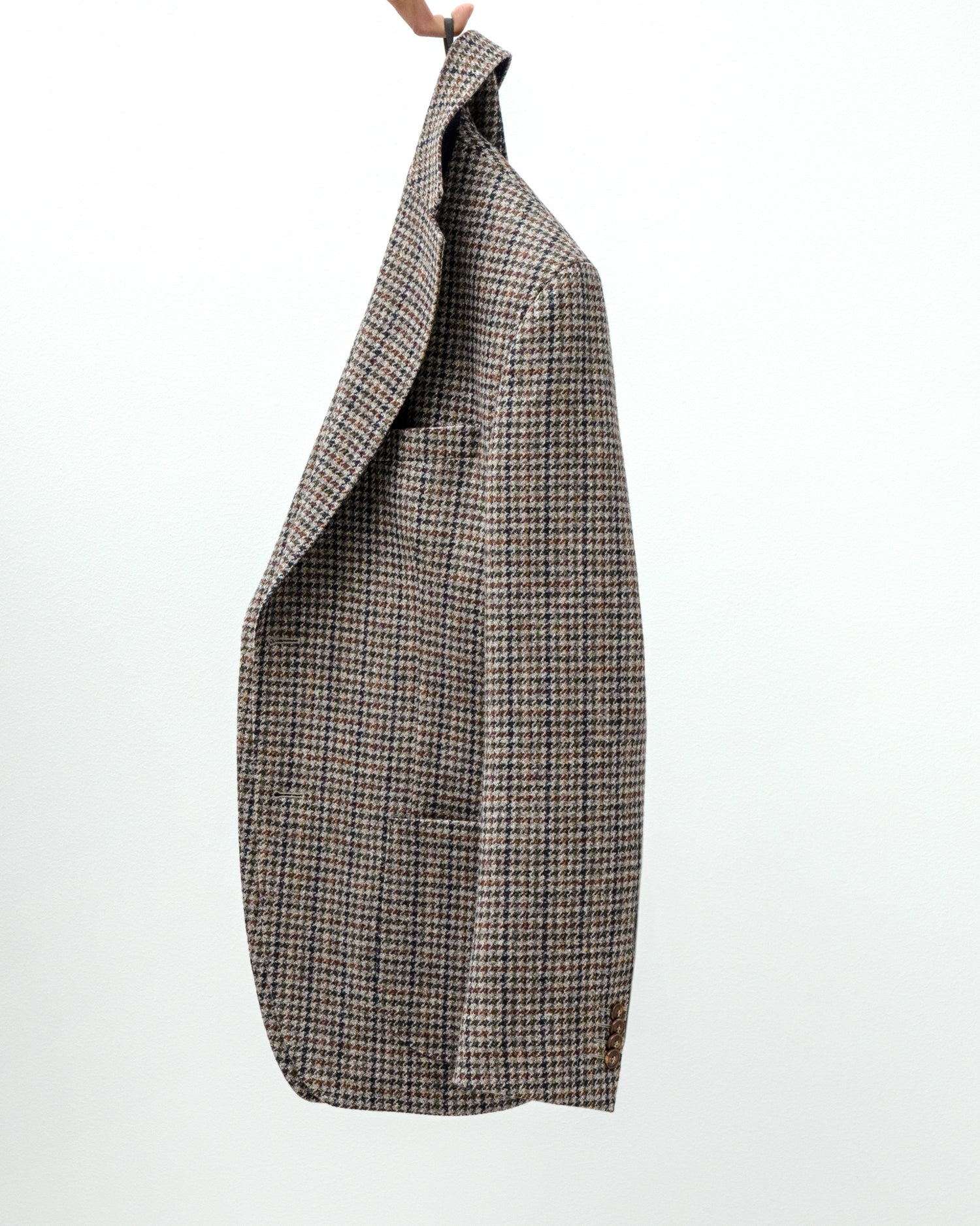 Houndstooth Blazer in Lanificio Di Pray Wool (8459018207562)