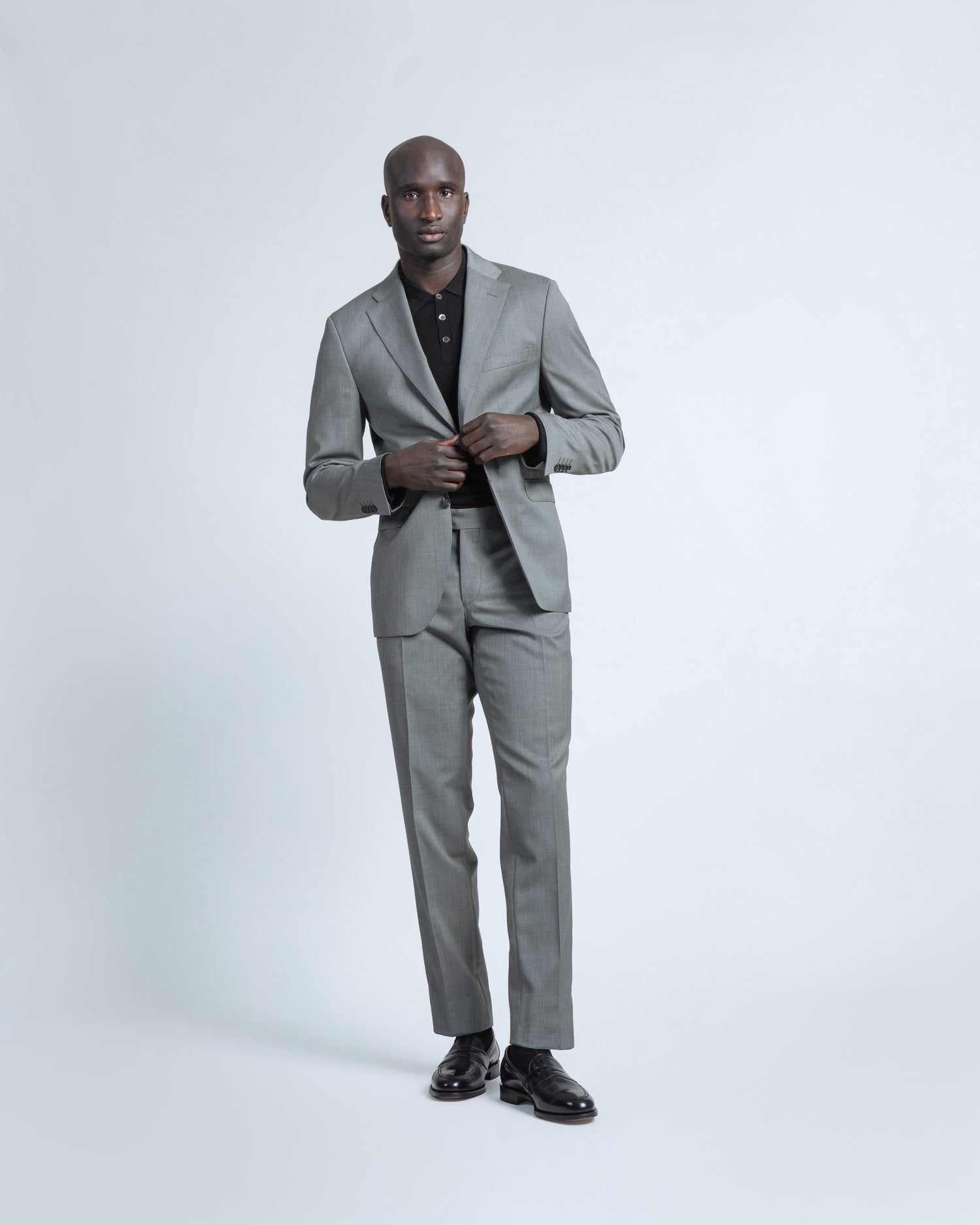 Premium Wool Suit in Grey (9413676826954)