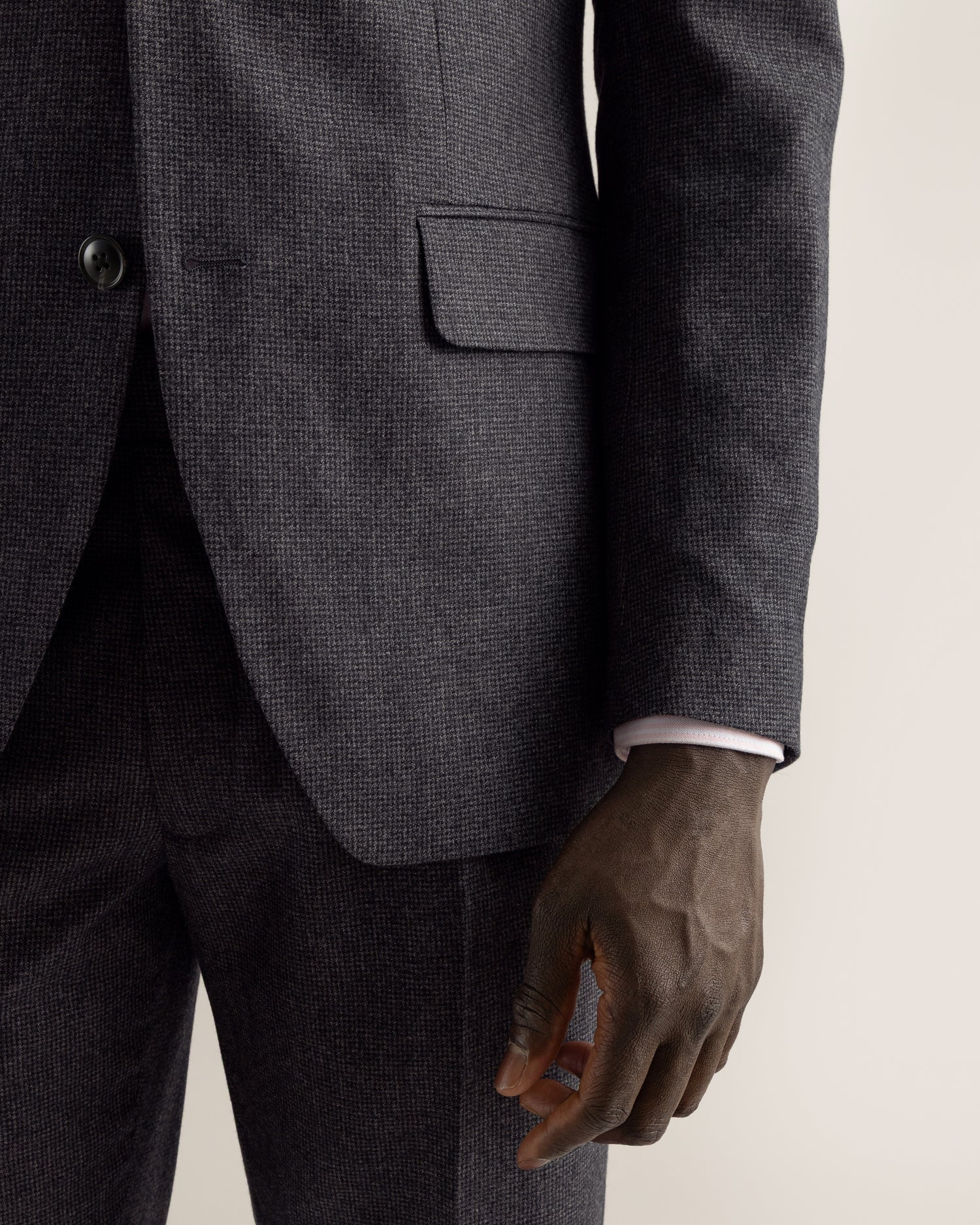 Grey Micro Check Suit