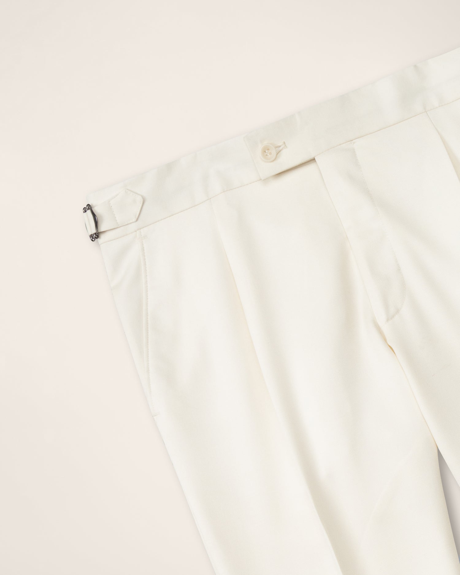 Ivory Tuxedo in Silk-Wool