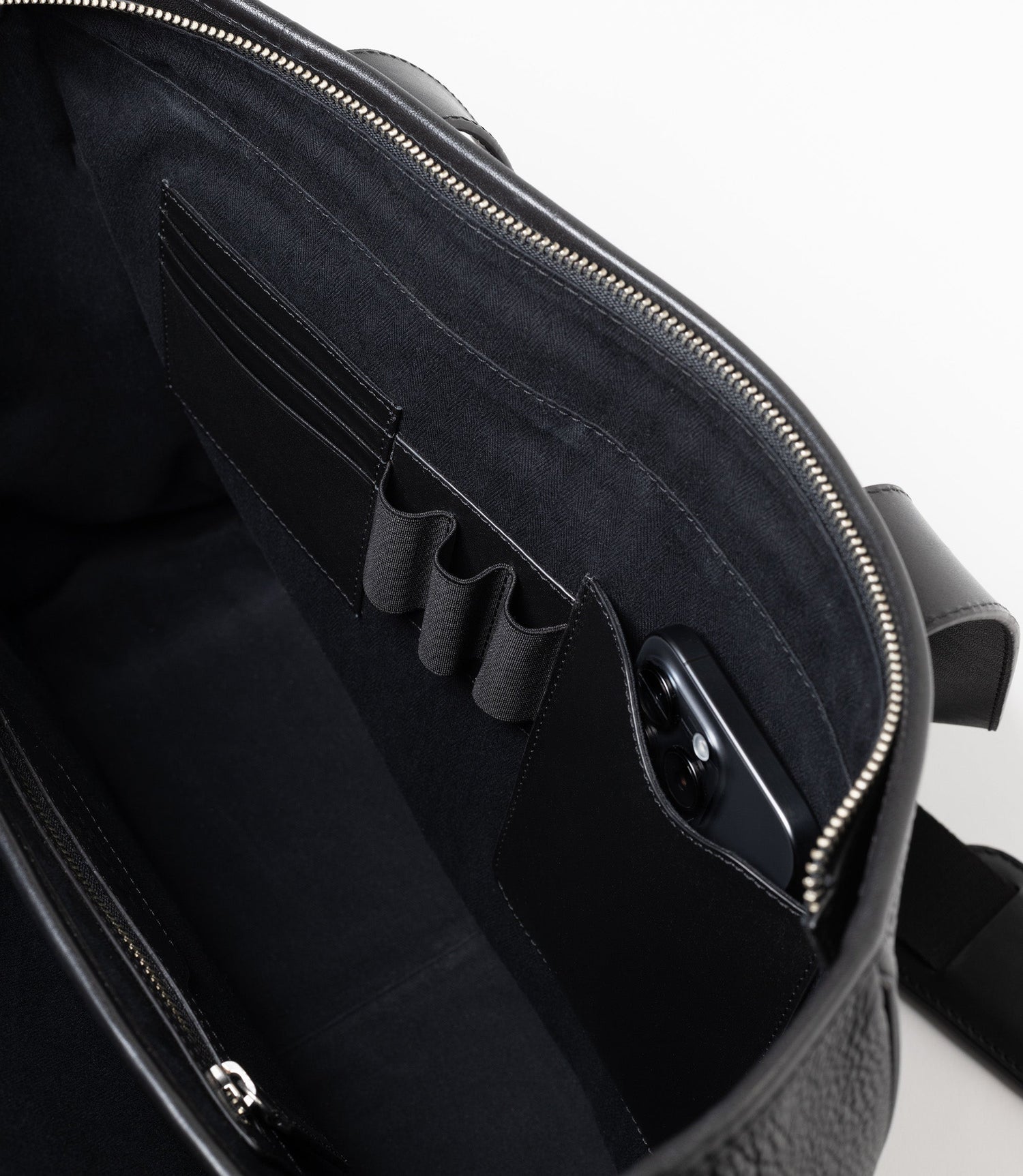 Tote Bag Black Grain (10095789343050)